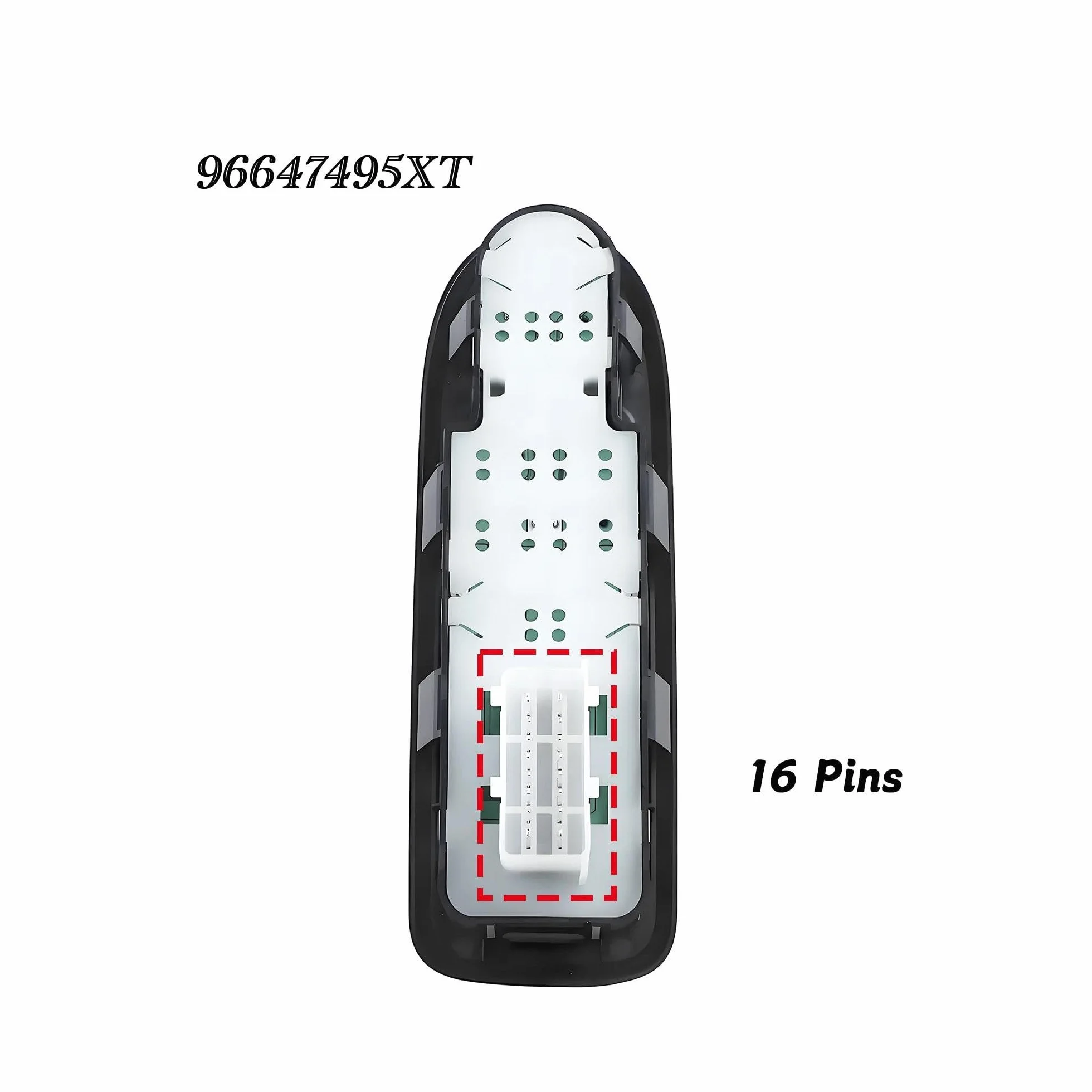 98012275XT 96647495XT Interruttore Di Comando Elettrico Per Alzacristalli Elettrici Per Citroen C1 C3 2009-2016 Per Peugeot 207 Interruttore Controllo Finestrino