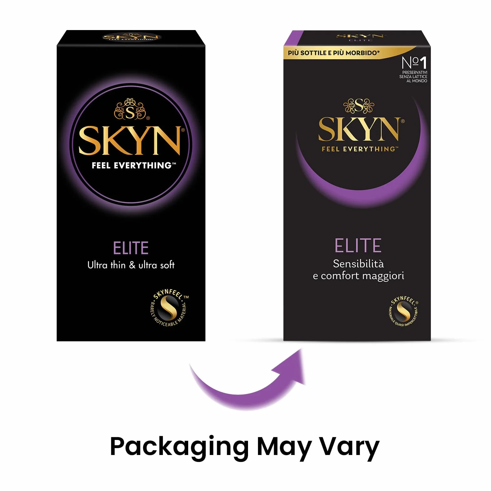 SKYN Elite Preservativi Senza Lattice Poliisoprene Ultramorbidi Ultrasottili 22 Pezzi