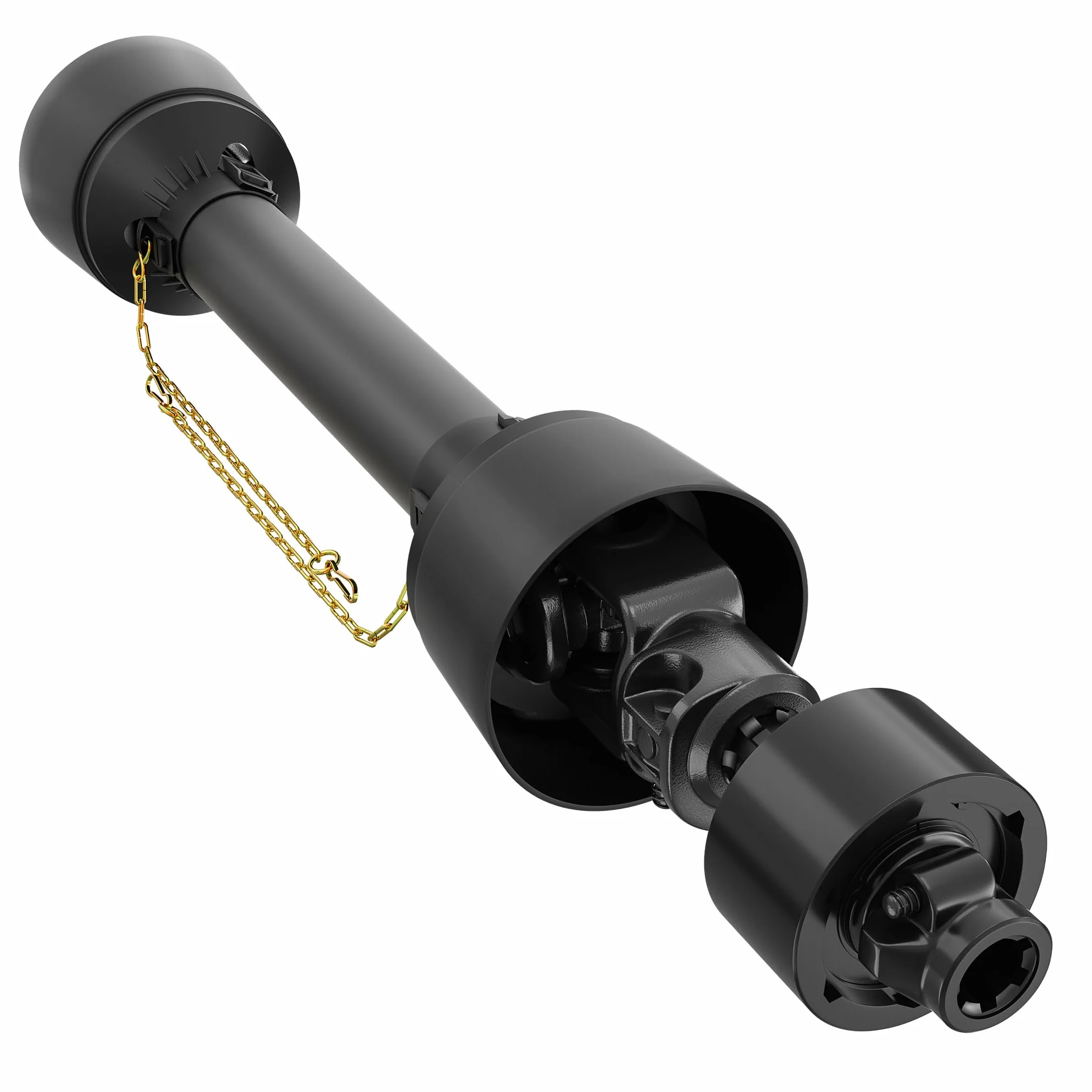 Wiltec Frizione di sovraccarico cardano 220mm Filetto Interno/Esterno 1 3/8" Albero scanalato 6D Max 3500Nm