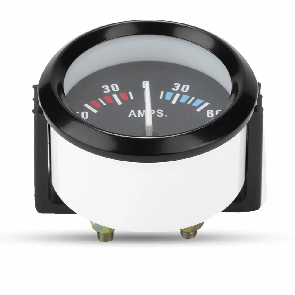 12V 60-0-60 Amp Ammeter Meter Universal Ammeter 52m / 2in universale per veicolo//amperimetro coche 12v