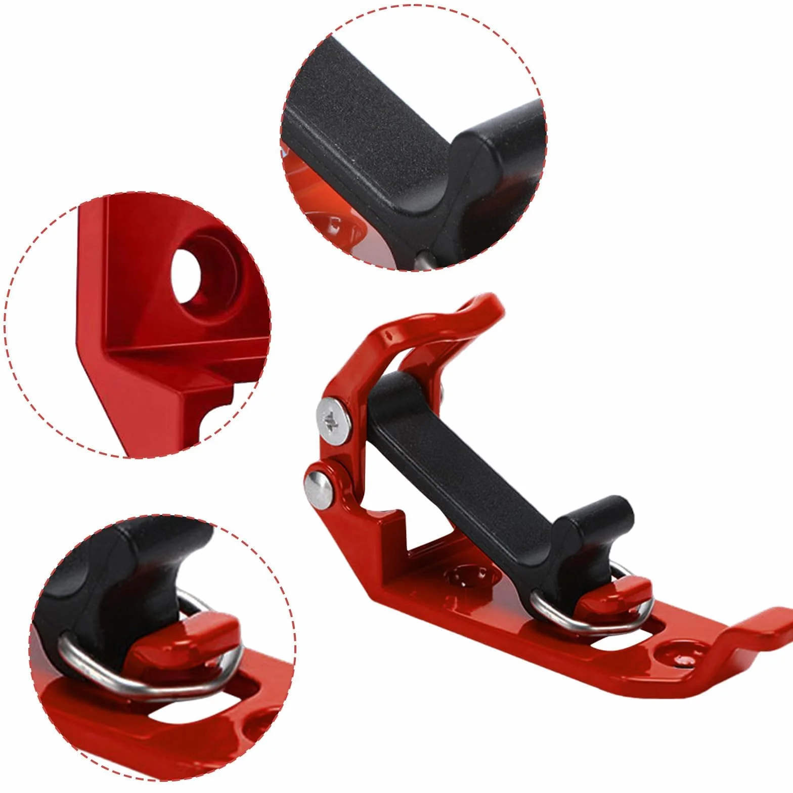 4 supporti per pala, supporto per pala per barre portatutto, accessori per barre portatutto Shovel Mount per Roof Rack, barre portapacchi per pala per barre portatutto barche attrezzature militari