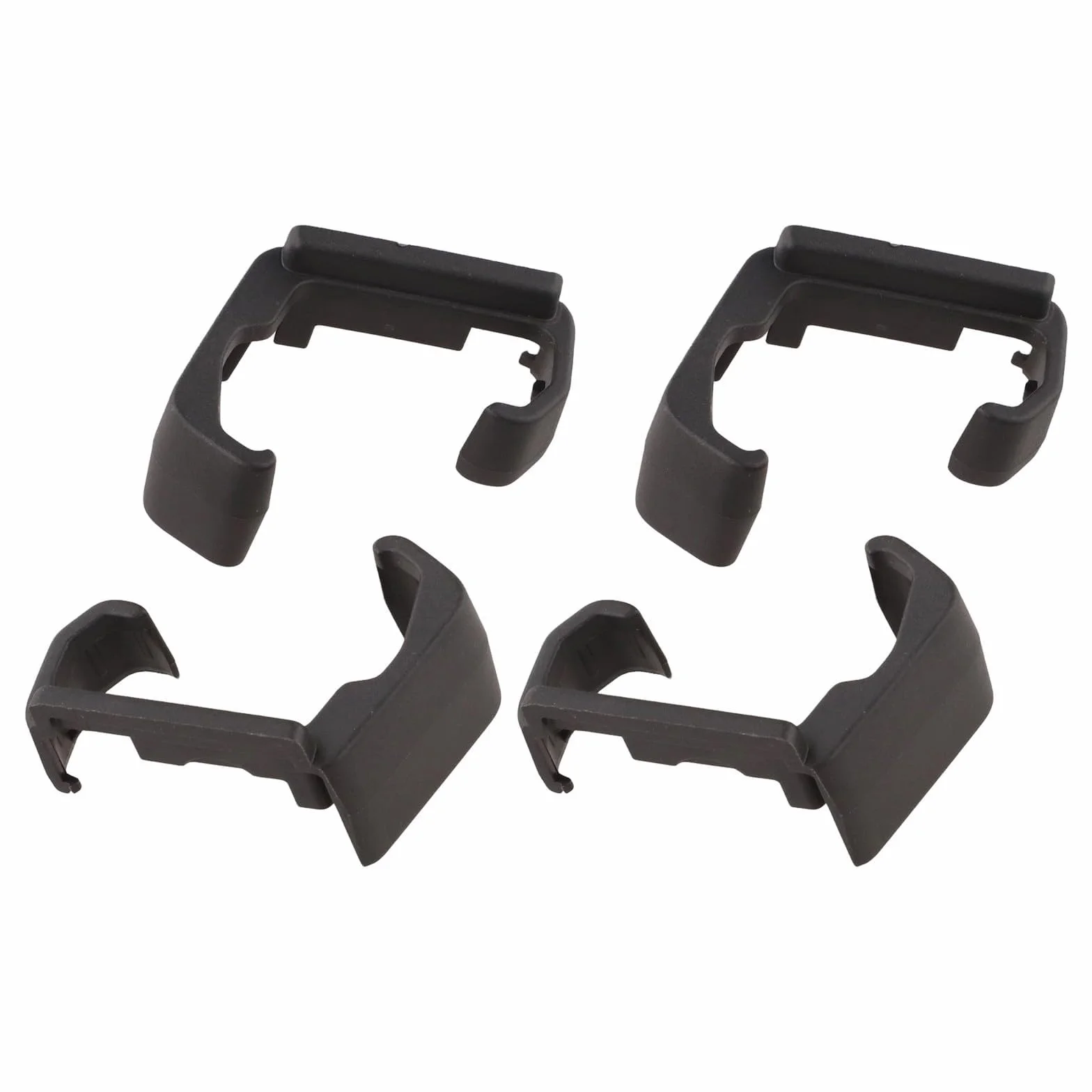4 guide scorrevoli per coprisedili auto, per ID.4X 2021-2025, anteriore posteriore sinistro destro, OEM 11D881347 11D881348, parti interne di ricambio in plastica nera