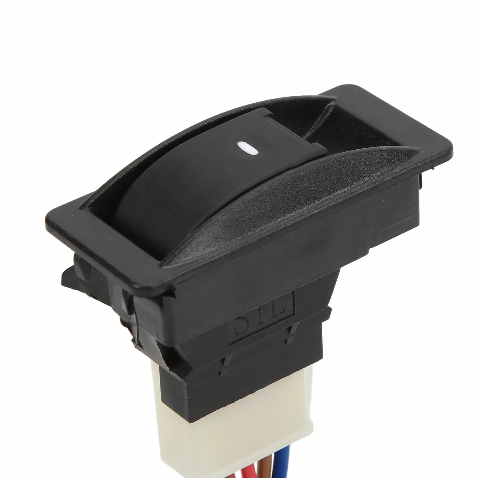 aqxreight Interruttore Alzacristallo Elettrico per Auto, Kit Regolatore Interruttore Alzacristallo Elettrico Universale da 5 Pezzi con Cablaggio per 2 Porte