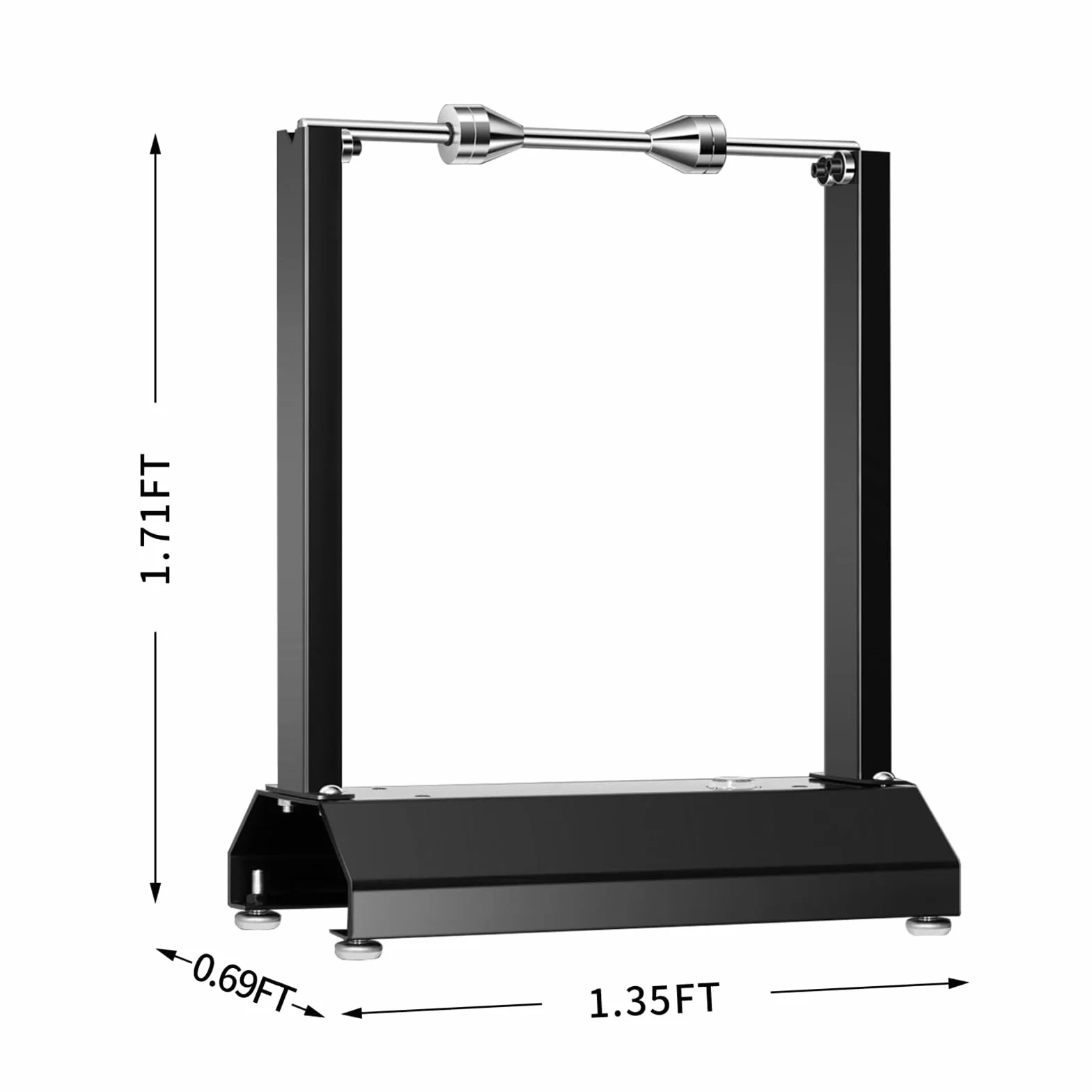 Equilibratore per Pneumatici, con Coni di centraggio Regolabili, bilanciatore Portatile per Pneumatici Fino a 40 cm, per Moto, ECC.