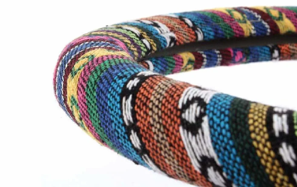 Mayco Bell 2017 Stile Etnico Grossolano Lino Panno Auto Coprivolanti Anti Scivolo e Assorbimento del Sudore Auto di Copertura Wrap (D)