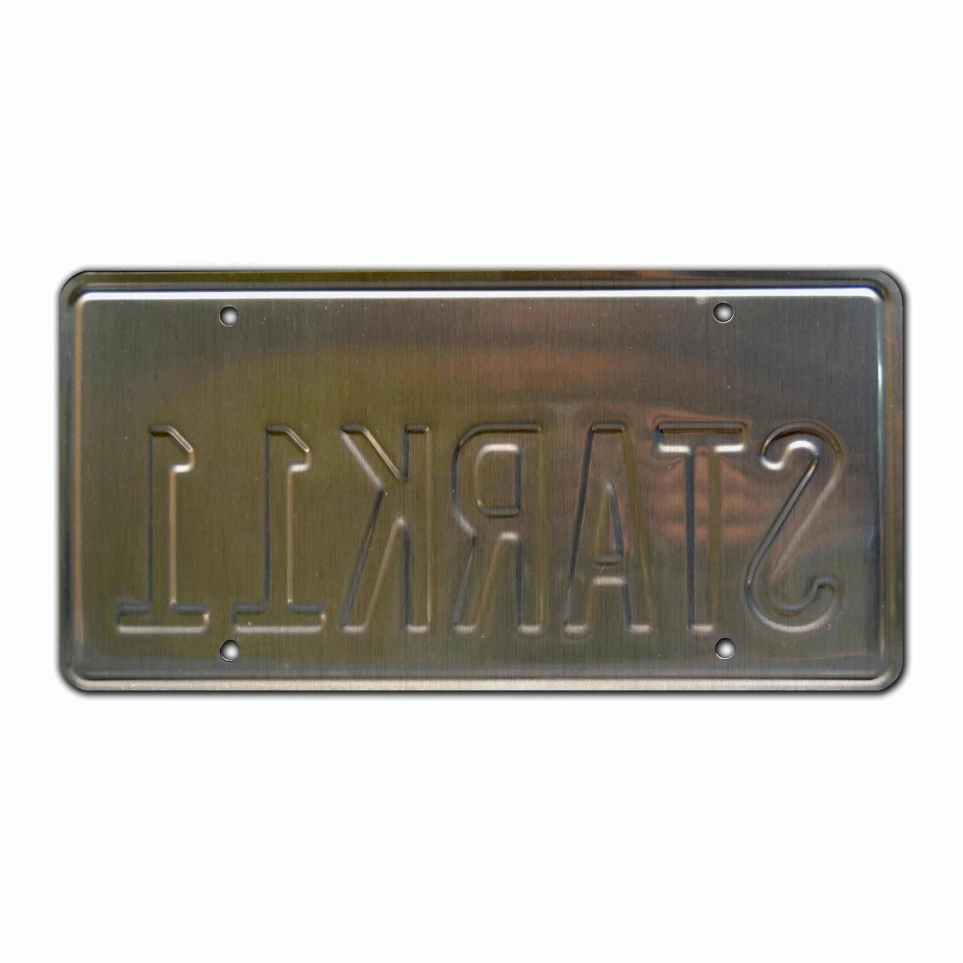 Iron Man 2 | STARK 11 | Metal Stamped License Plate