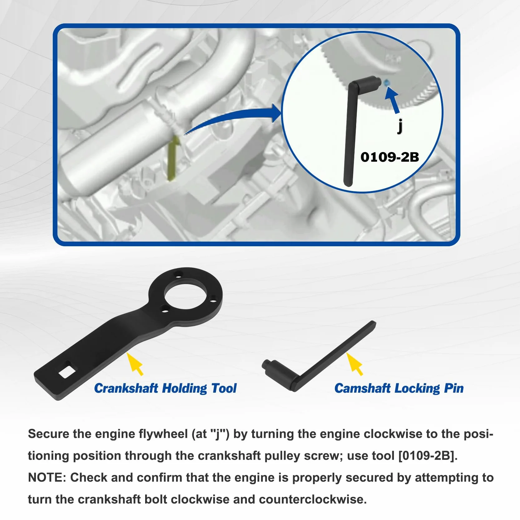 5 Pz Kit Messa in Fase Motore Compatible con Peugeot 1.0 VTi 1.2 VTi 108 208 308 2008, con Citroen C1 C3 C4 C5, con Opel (0109-2A, 0109-2B, 0109-2C/2D)