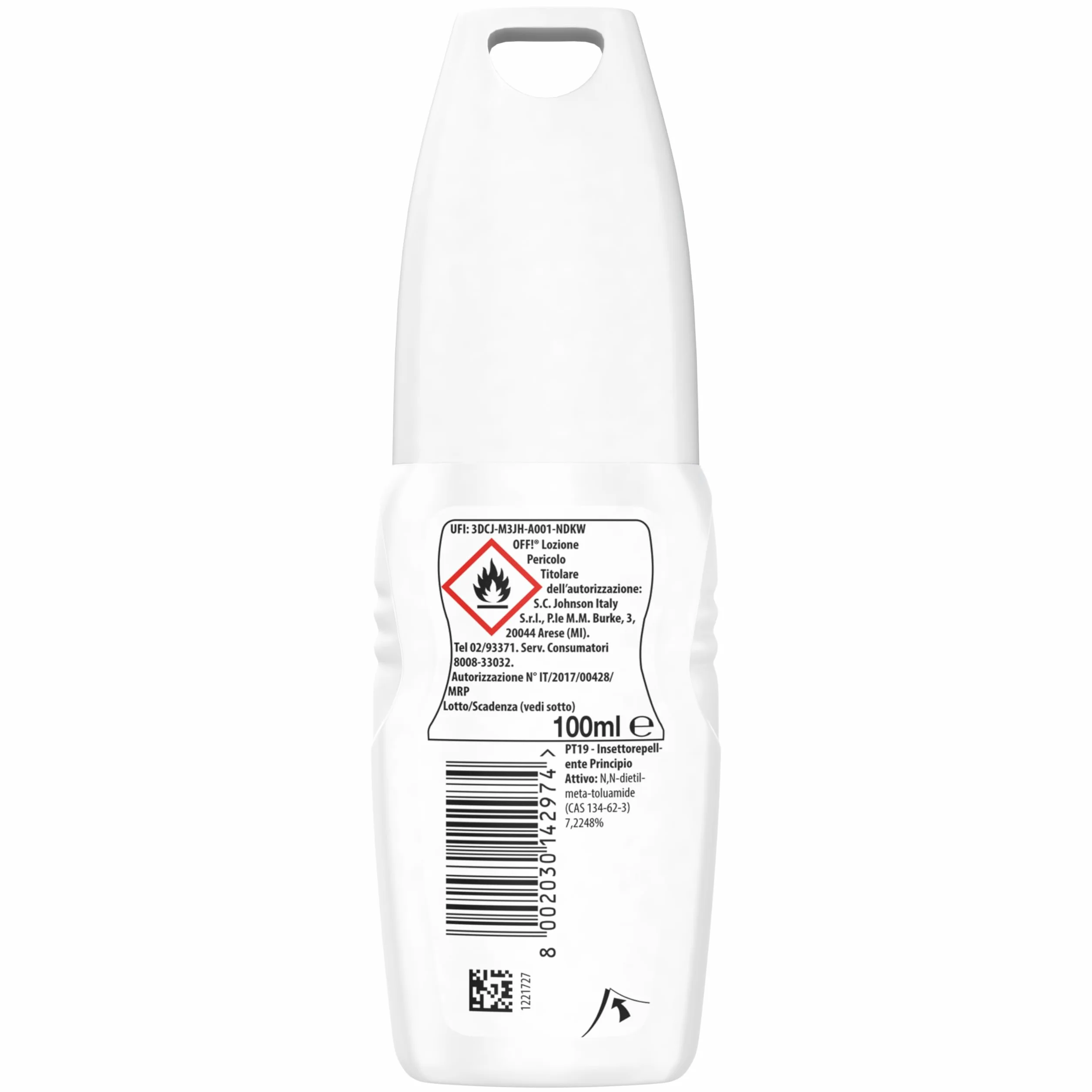 OFF! Insetto Repellente Non Unge, 100ml