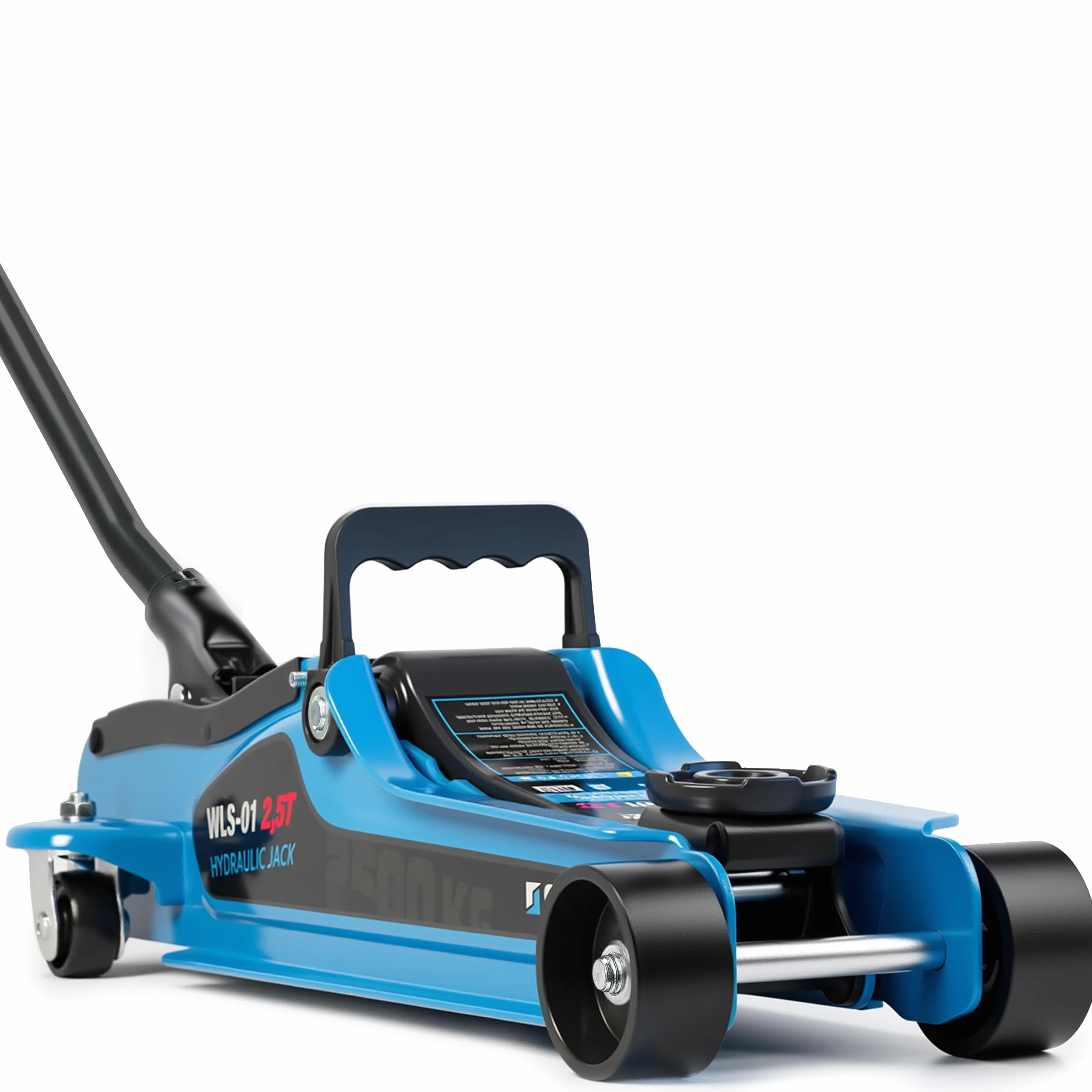 Podnośnik hydrauliczny 2,5T WLS-01 z niskim profilem 85 mm, wysokość maks. 365 mm do samochodów sportowych i SUV