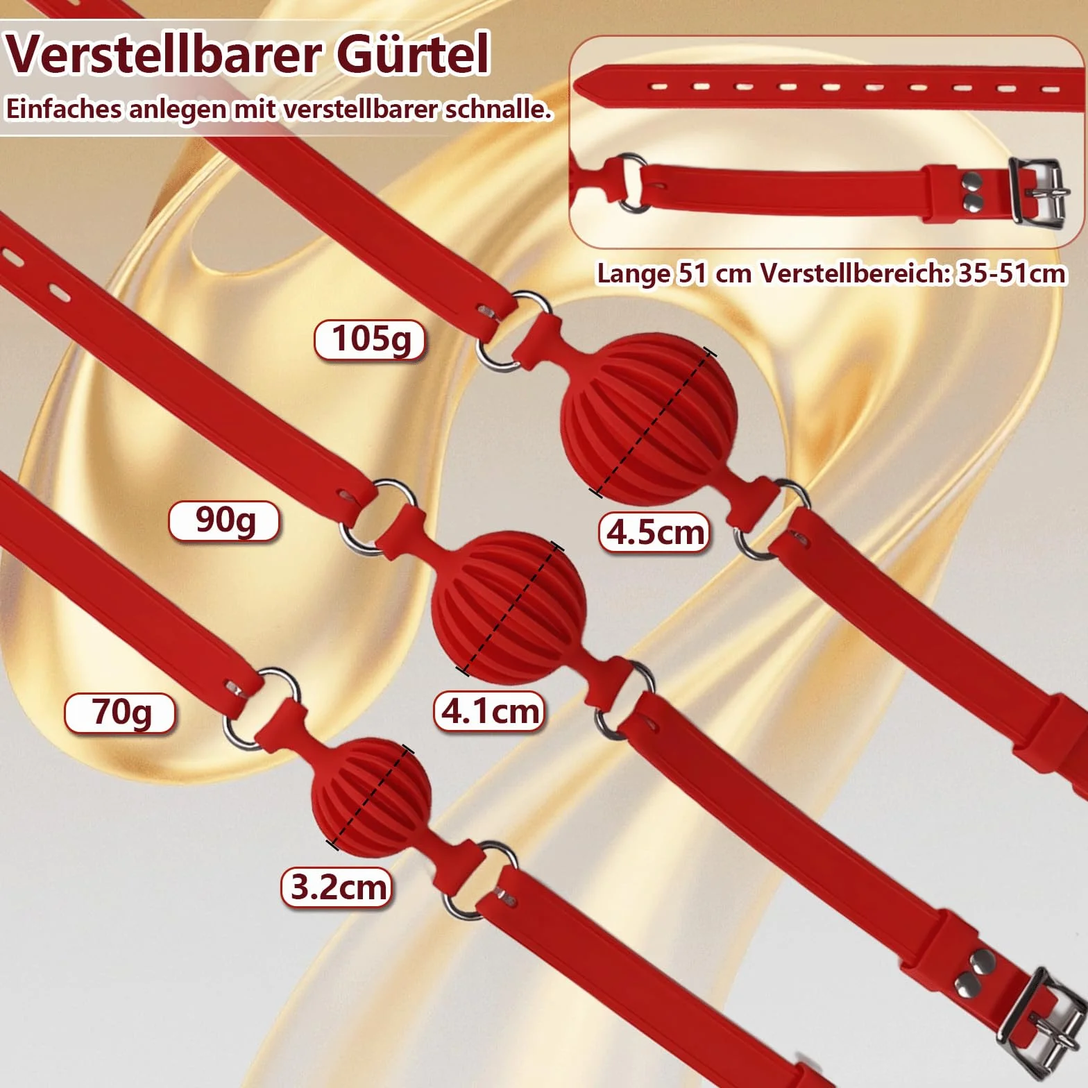 Bocca Gag Bondage Silicone Giocattolo Sessuale Orale Rosso Bdsm Sex Toy Gioco di Coppia Adulti