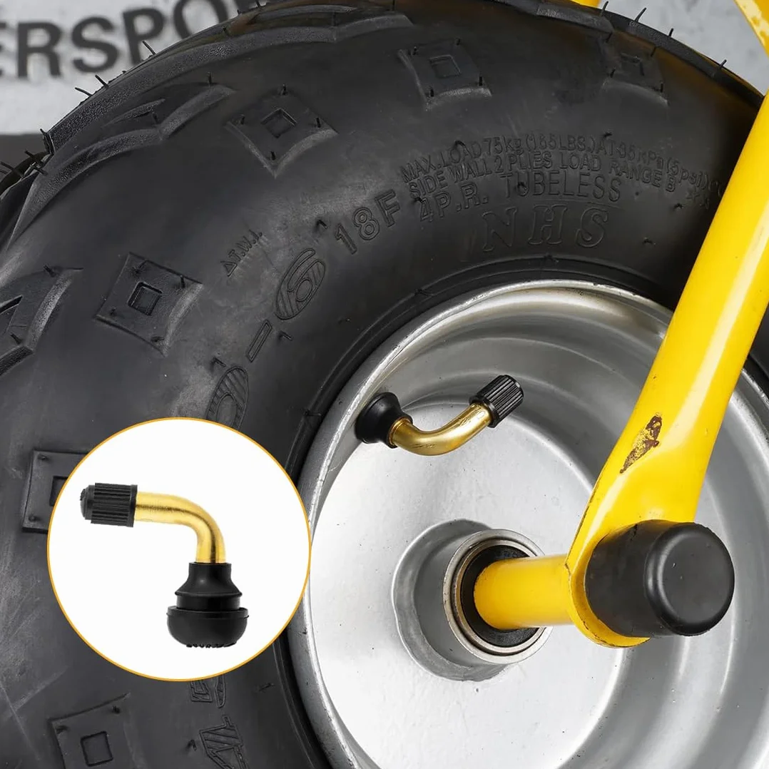 Valvole Tubeless Moto 90 Gradi Estensori Valvola Pneumatico 6 Pezzi