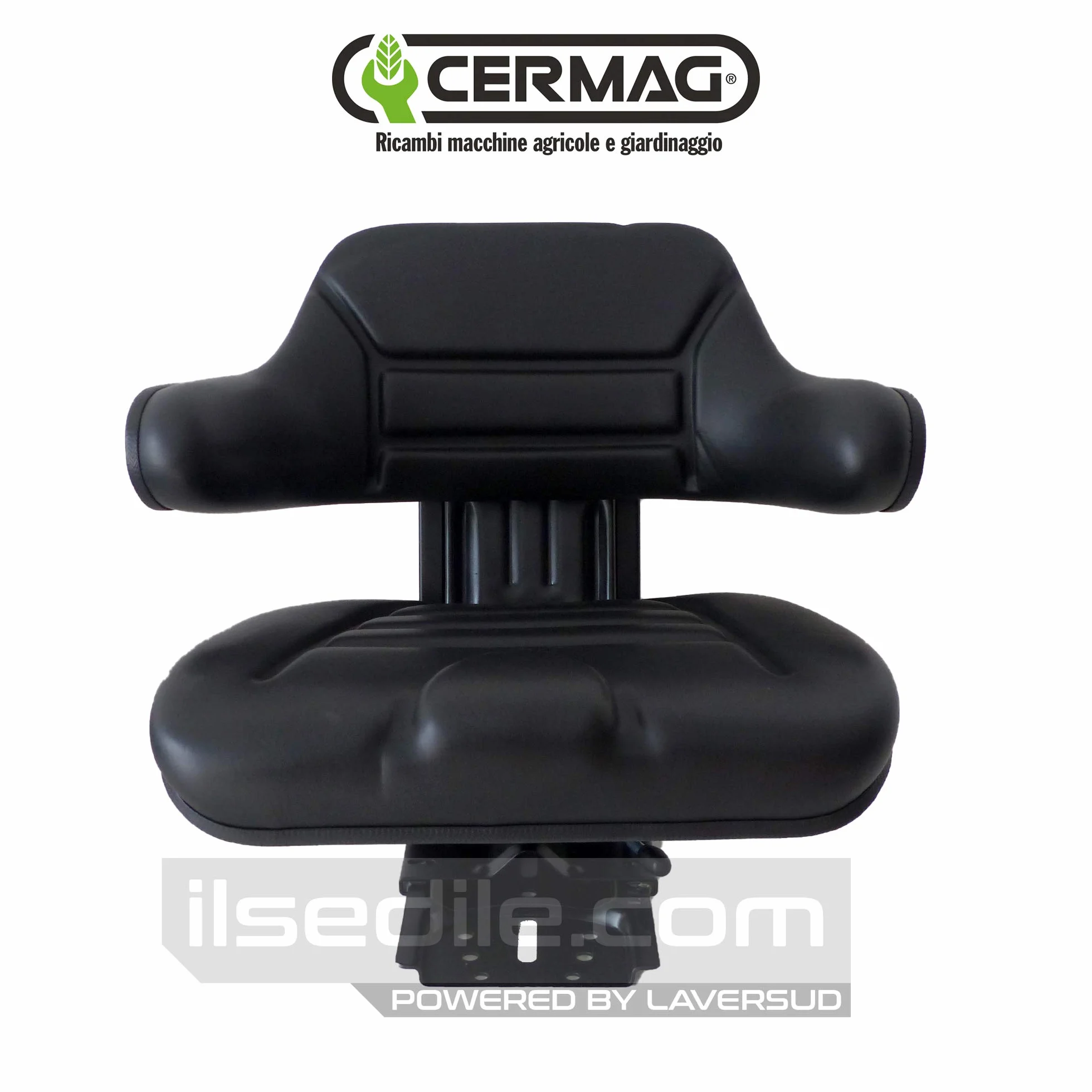 Sedile Cermag per Trattore Universale con Molleggio Verticale e Base Variabile
