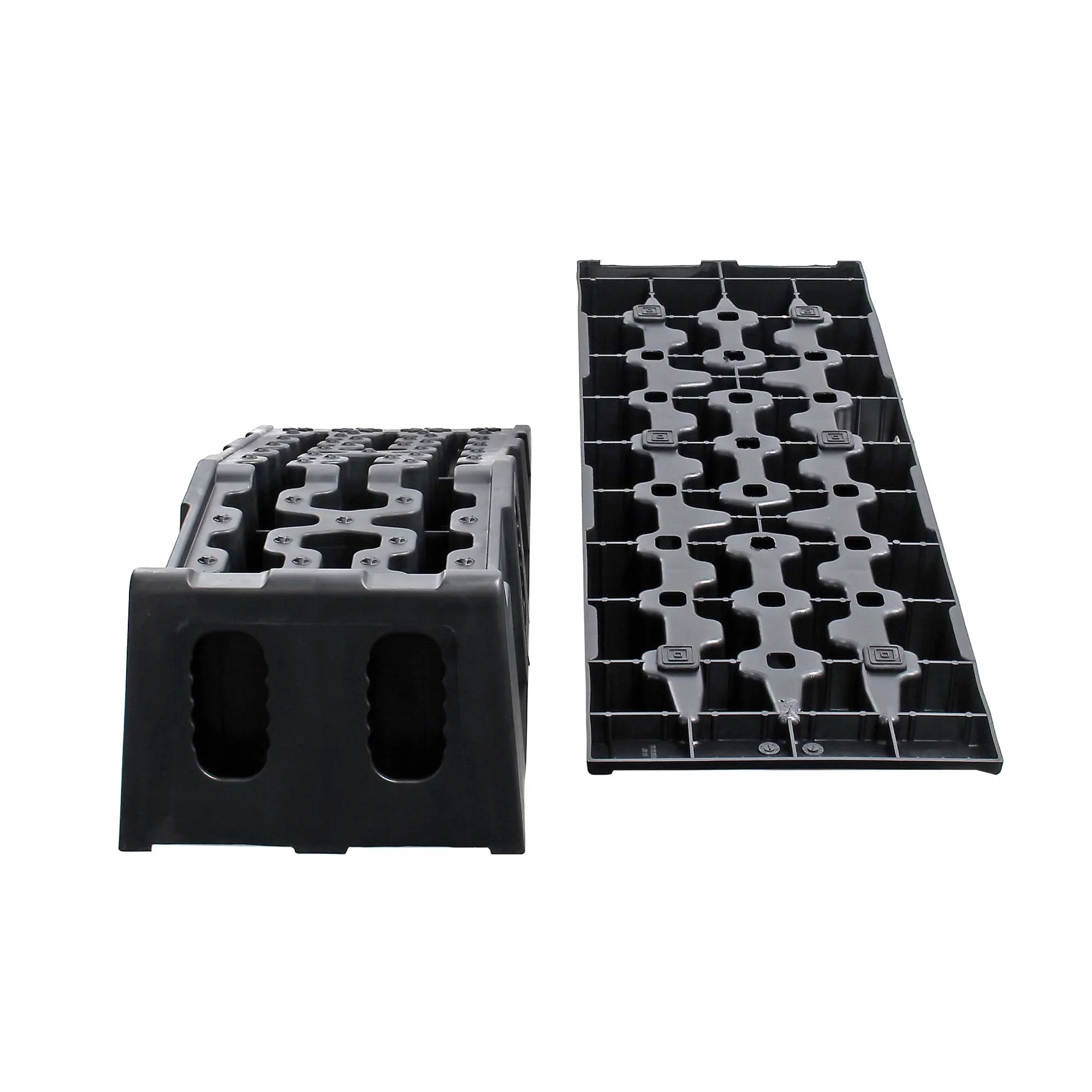 Set 2 Cunei per Camper Auto 90,5x30x21,5cm max 5t Materiale Antiscivolo PP Livellamento Veicolo