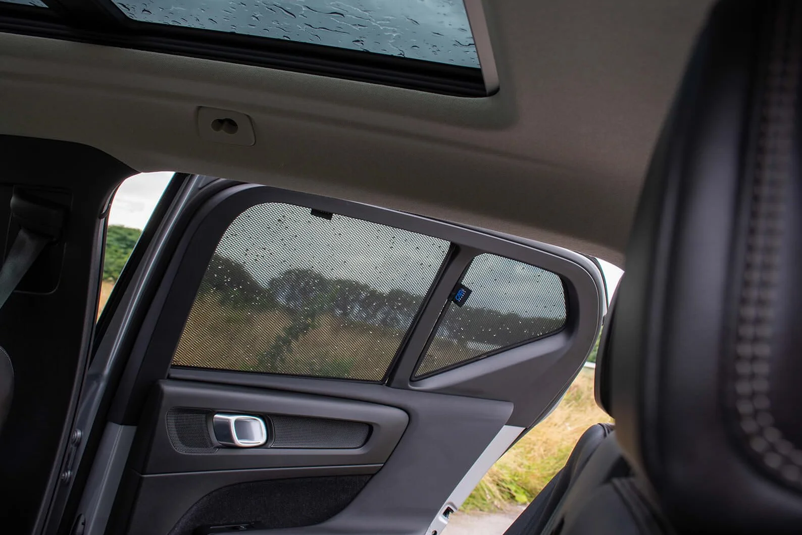 Set di Car Shades (Porte Laterali Posteriori) Compatibile con Volvo XC40 2018- (4-Parti) Tendine Parasole su Misura