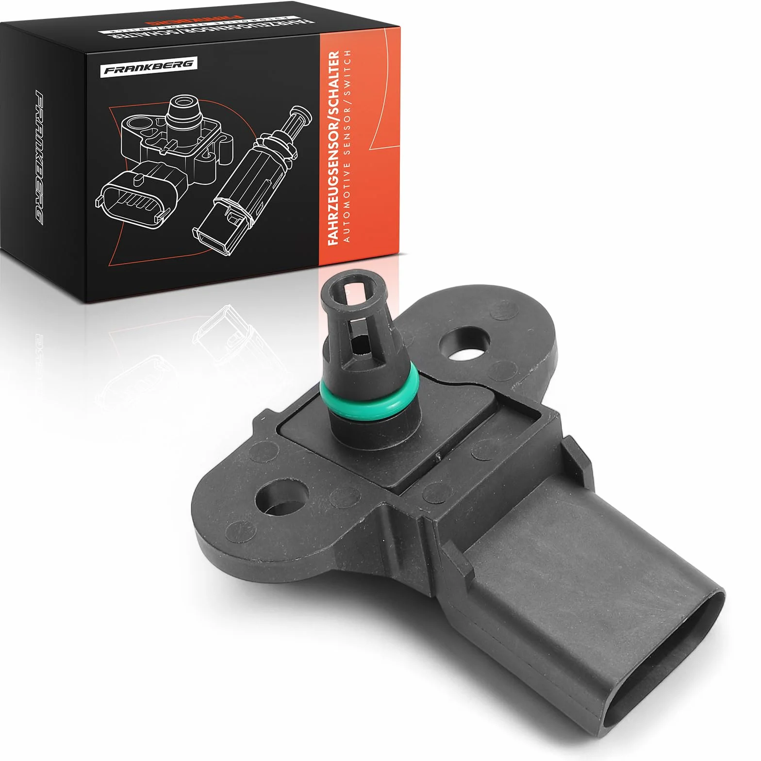 Sensore di pressione del tubo di aspirazione per A1 A2 A3 A4 A5 A6 A7 A8 Q3 Q5 Q7 Altea Ibiza Leon Yeti Beetle Golf New Beetle Polo 2002-oi