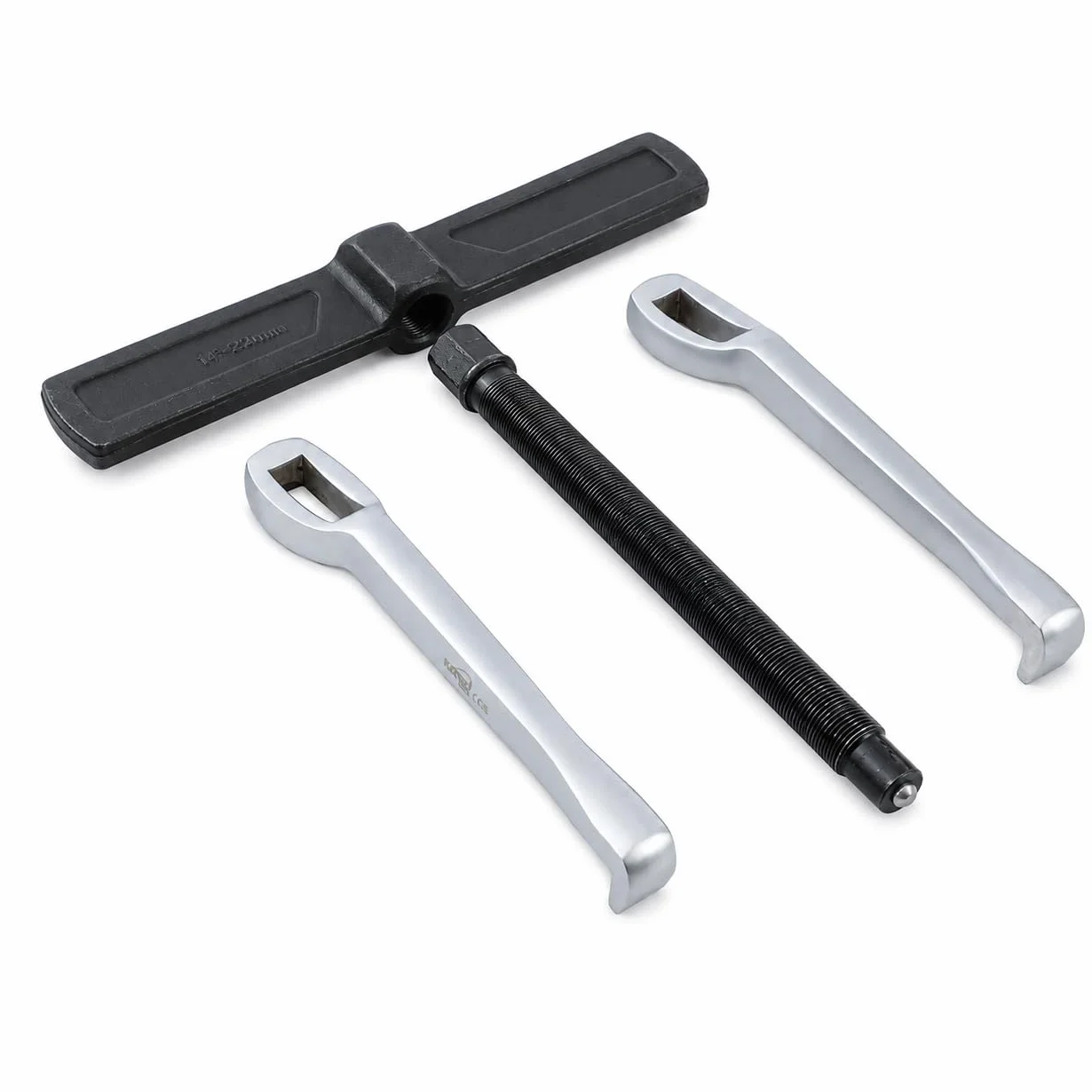 KATSU Tools Estrattore Cuscinetti 2 Ganasce 14" CR-V Regolabile per Rimozione Pulegge Volani