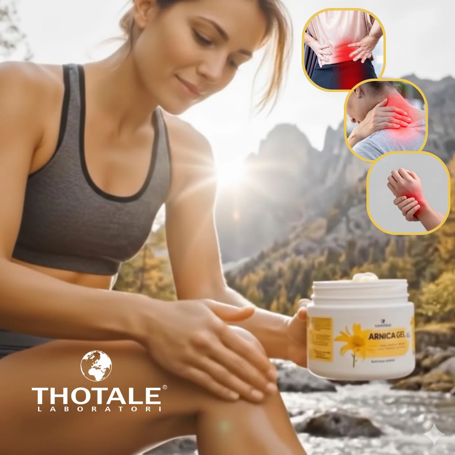 Arnica Gel Extra Forte 98% per Cavalli Uso Umano e Artiglio del Diavolo 500 ml, Crema Massaggi Muscoli Articolazioni Effetto Freddo, Made in Italy