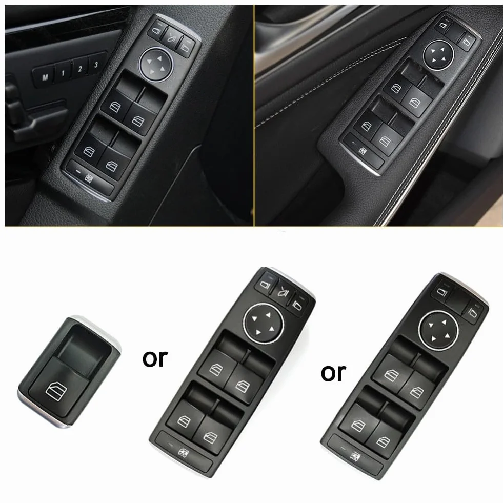 Gruppo interruttore alzacristallo elettrico 1669054400 per Mercedes-For GL450 (2013-2016) Classe A W176 (2013-2018) Classe B W246 (2012-2019)