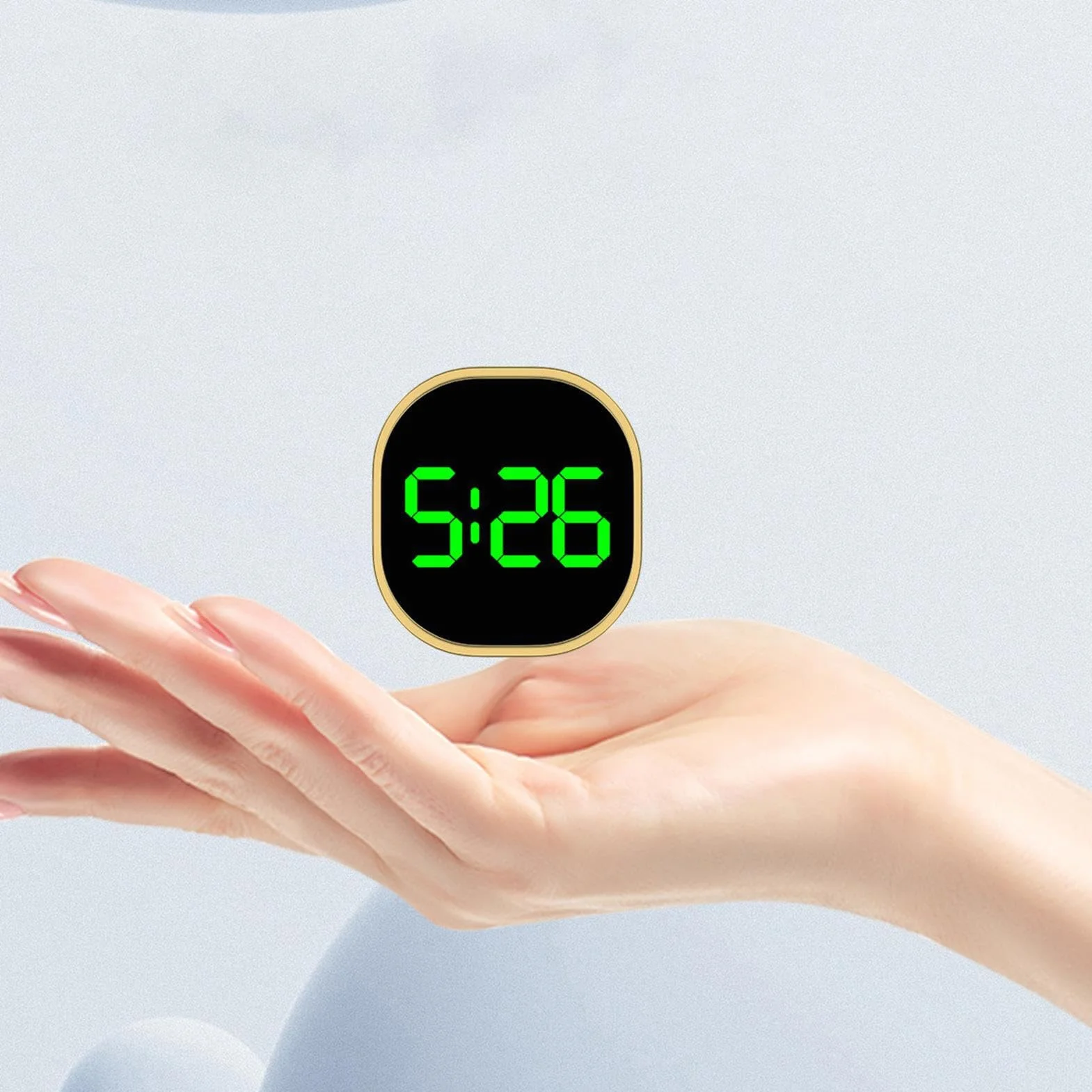 Orologio Adesivo per Cruscotto Auto,Orologio Digitale Automobilistico Adesivo con Display LCD | Orologio Da Tavolo Con Schermo LCD Leggibile Per Auto E Camion