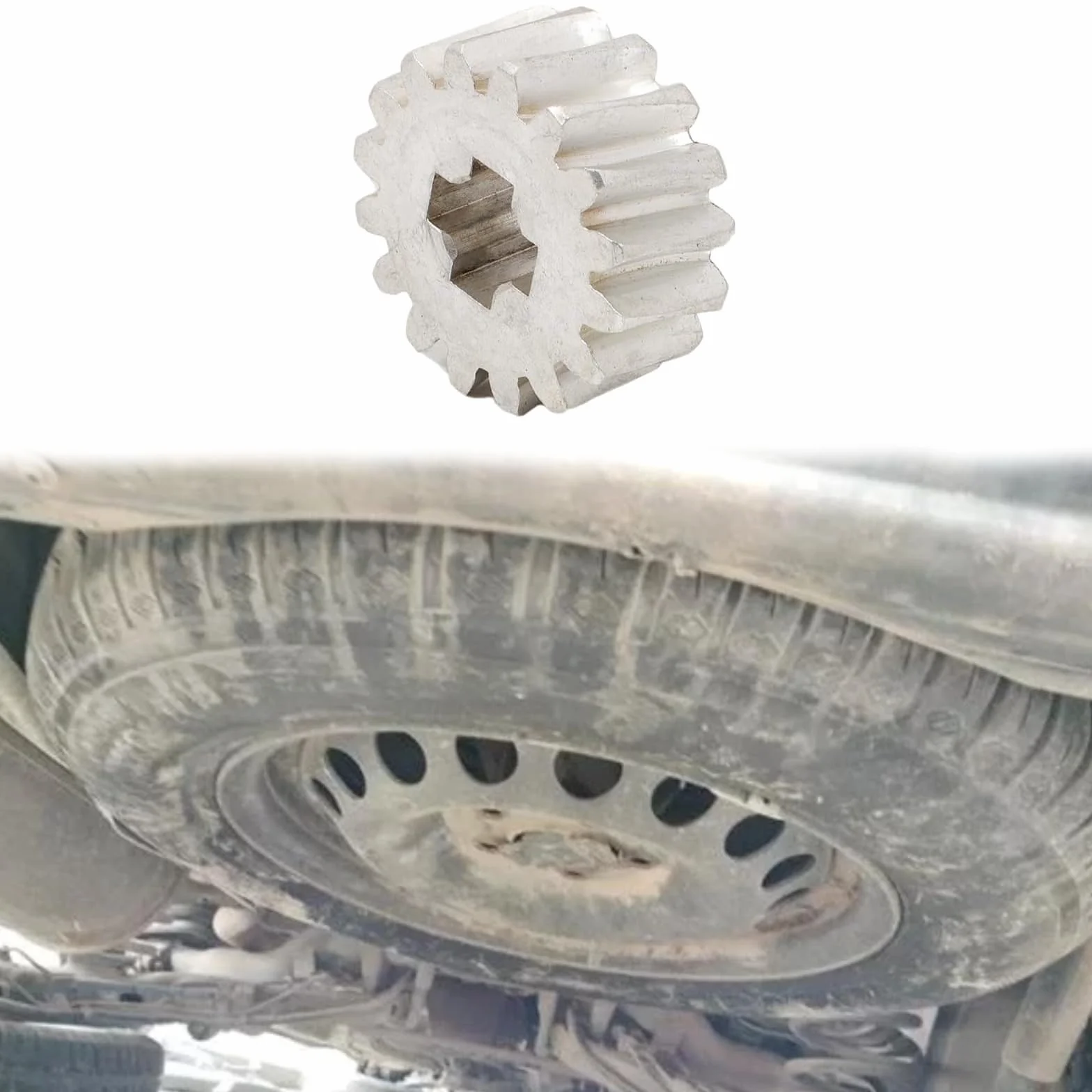 Twowinds Ingranaggio Ruota di Scorta 7M3803660 Compatibile Ford Galaxy Seat Alhambra Supporto Ruota di Scorta Sollevatore (25 pezzi)