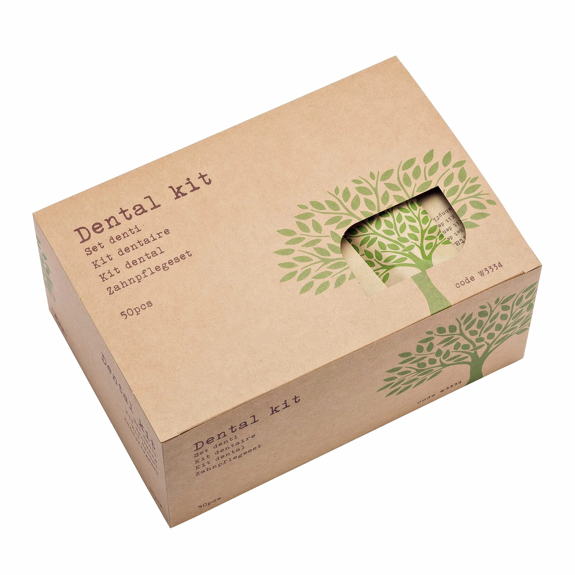LEONE Confezione Set Denti Linea Cortesia Natura Colori Assortiti 50 Unità