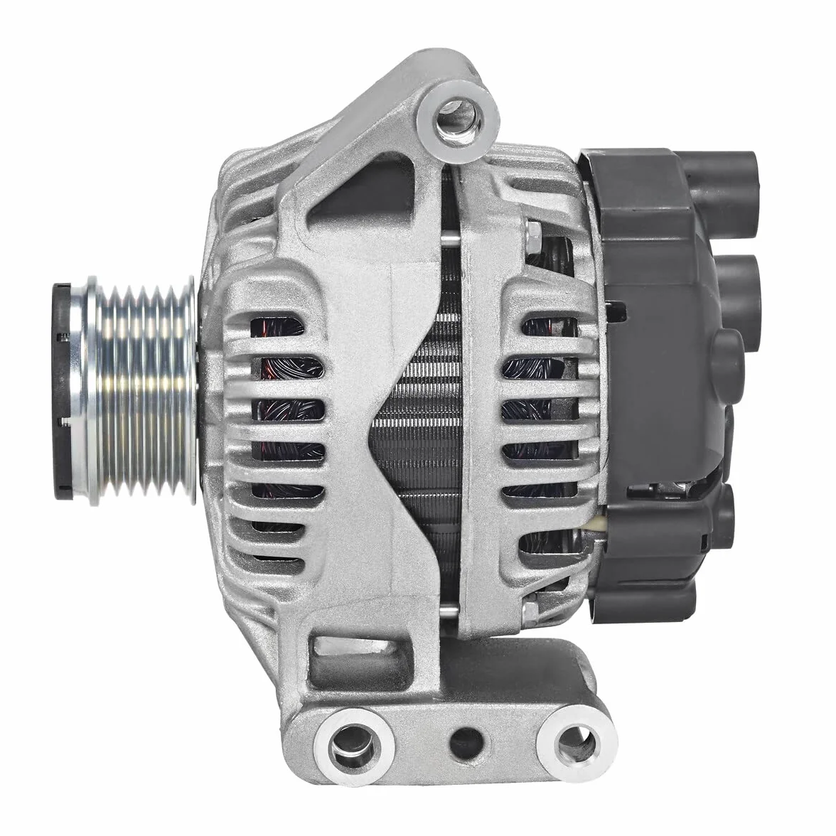 VALEO 439505 Alternatore Amperaggio: 90 Amp Alette: 6 alette Diametro puleggia: 55 mm Voltaggio: 14 V Direzione di rotazione: CLOCKWISE