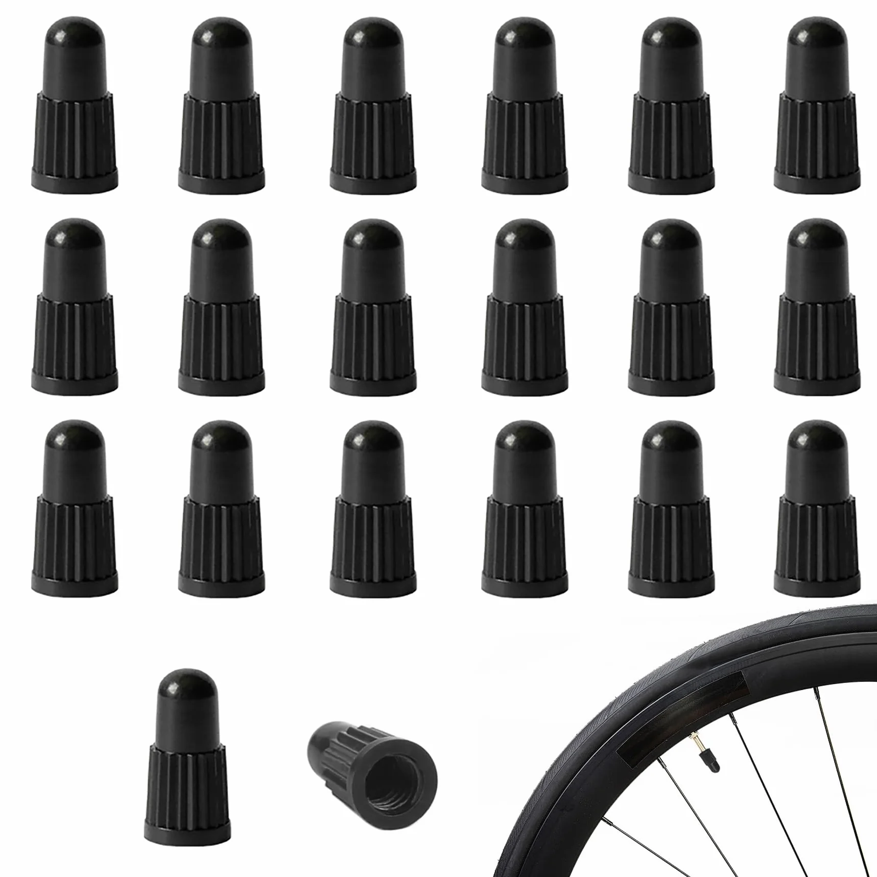 Tappi per Valvole in Alluminio per Bicicletta Francese MTB Corsa Strada