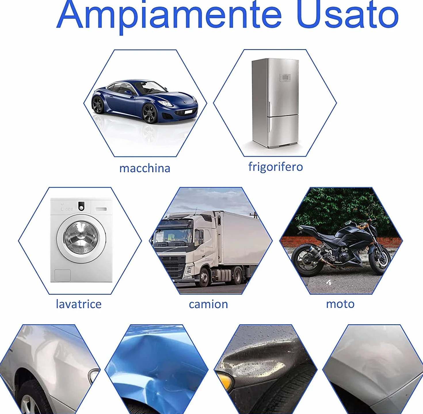 Tirabolli per Carrozzeria, Set di 18 Strumenti di Riparazione Ammaccature Senza Vernice Auto