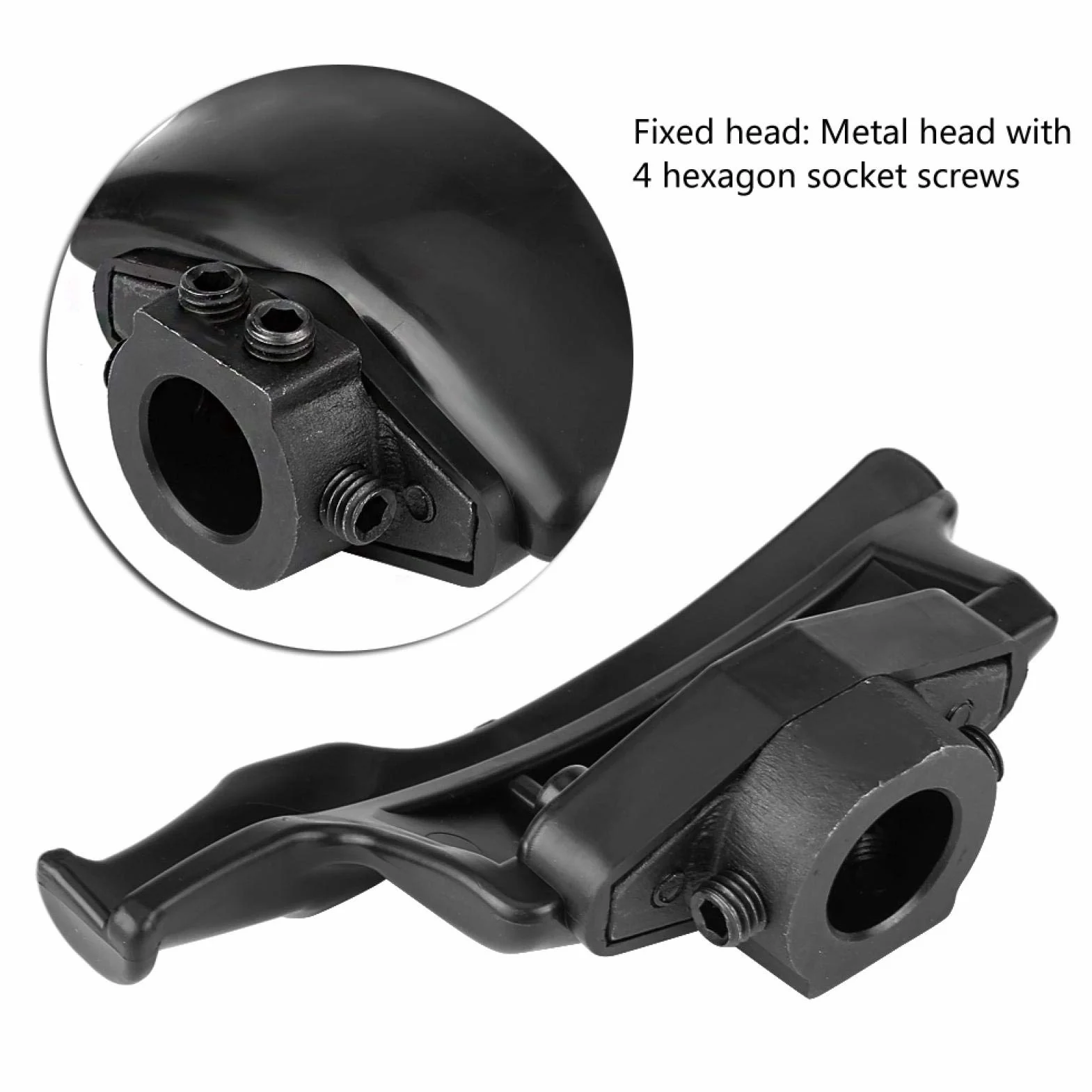 OUKENS Testa di montaggio per smontagomme nero in nylon con montaggio a testa d'anatra 28mm