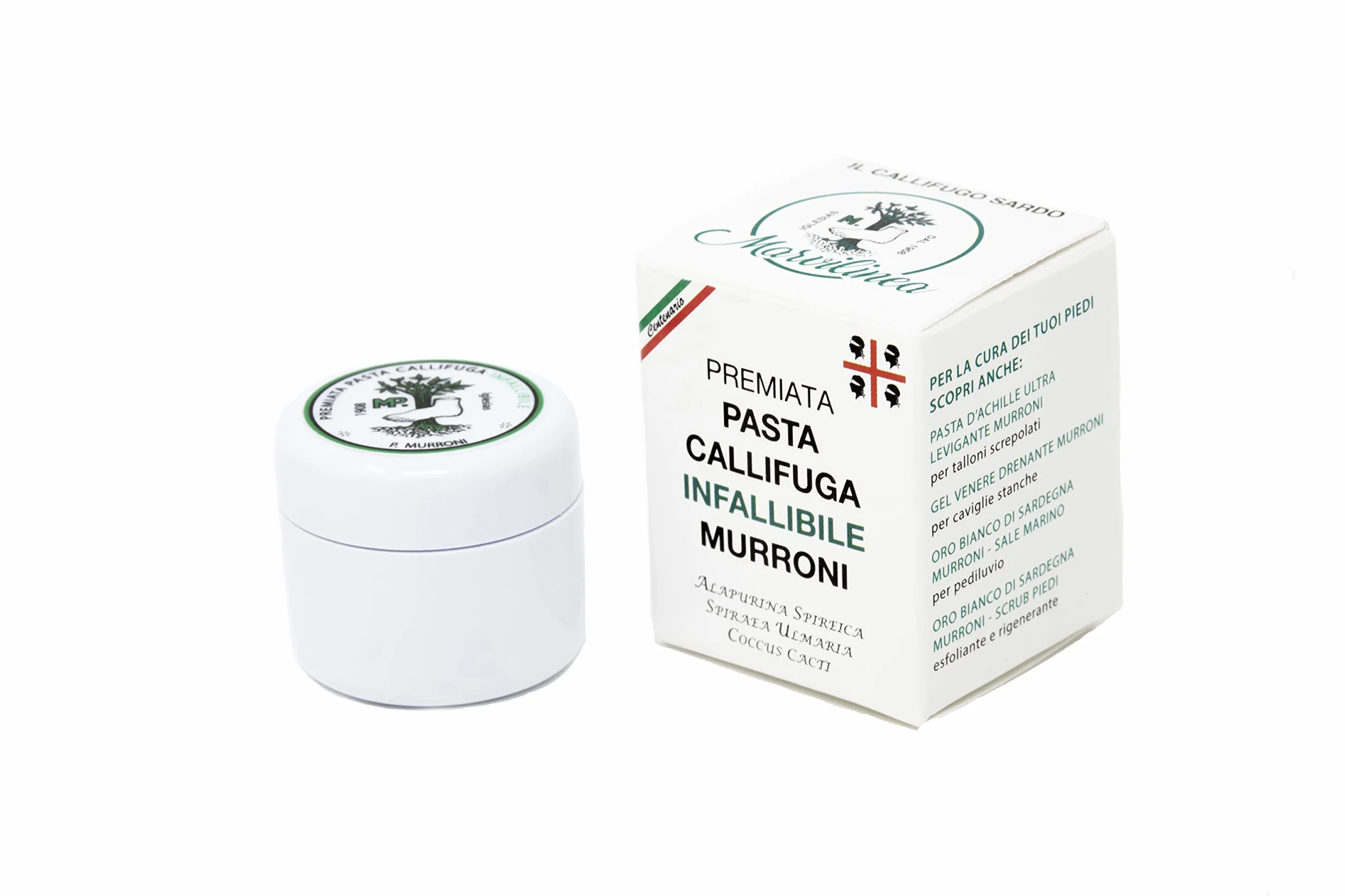 Pasta Callifuga Extra Forte per Piedi Rimozione Totale Calli Verruche e Occhi di Pernice