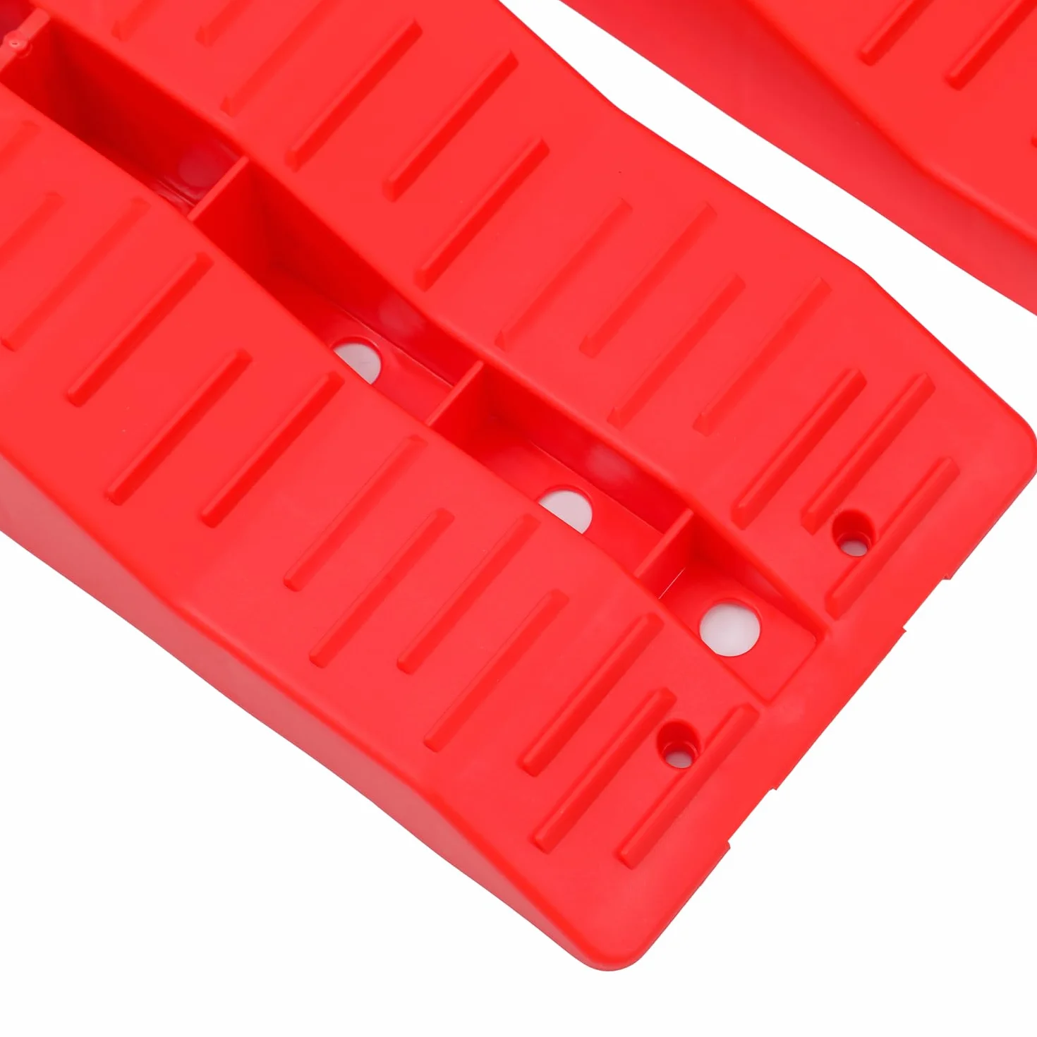 KATSU Rampe di Livellamento per Roulotte 2 Pezzi Capacità 5 Ton 3 Livelli Cunei Livellamento Camper da Campeggio in Plastica per Impieghi Gravosi per Garage Officina Auto