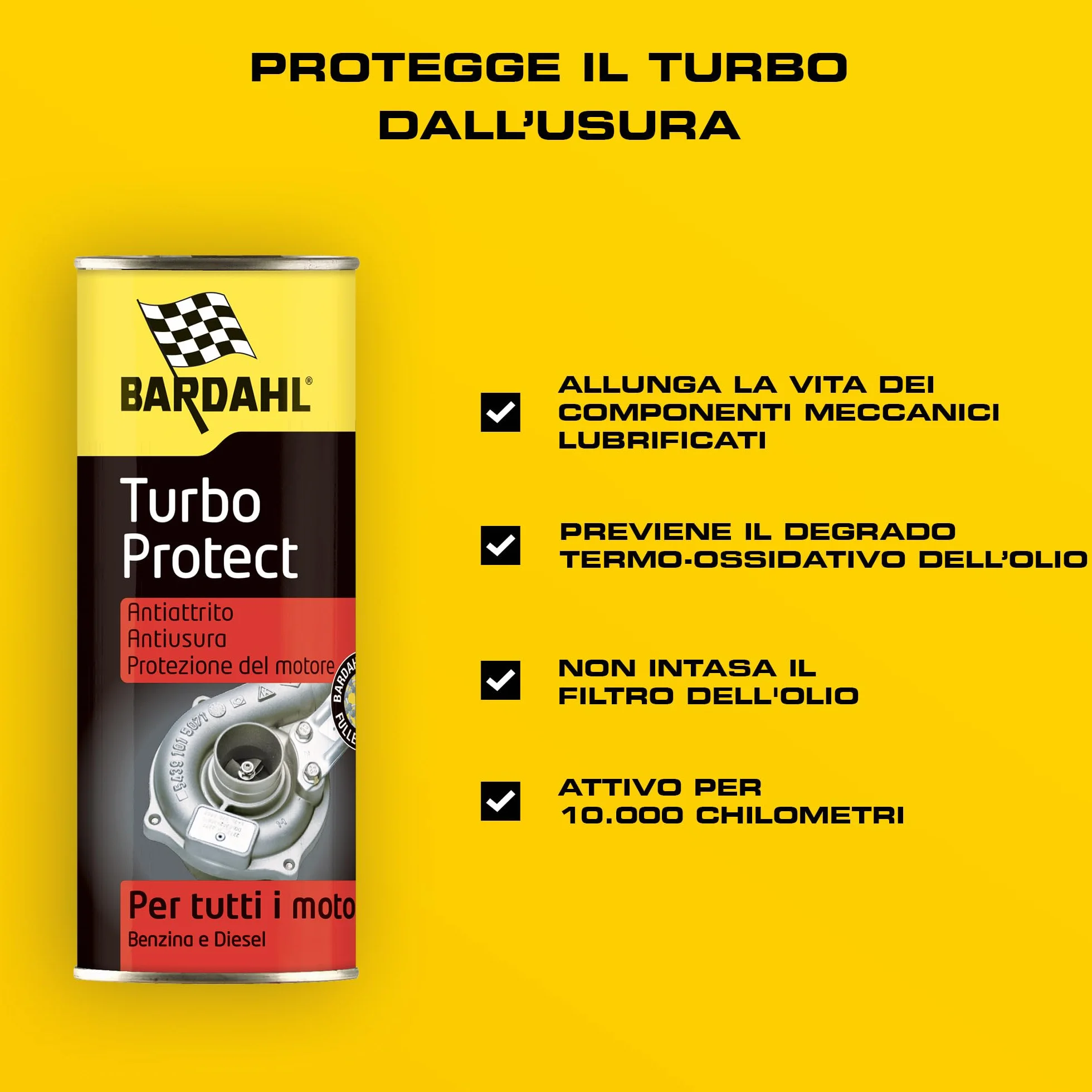 Bardahl Turbo Protect Additivo Protezione Turbo Motore 300 ml