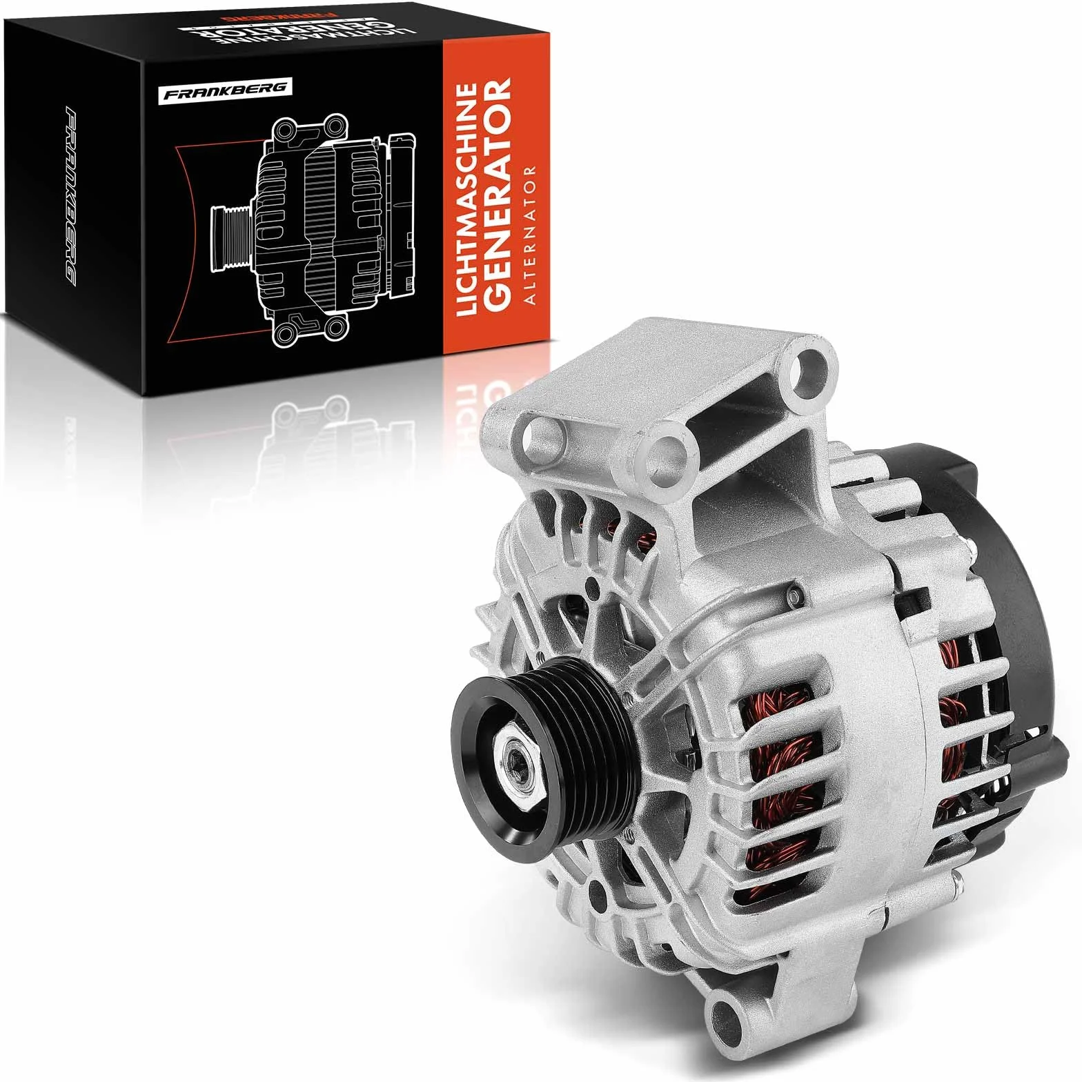 Frankberg Alternatore Compatibile Fiesta VI CB1 CCN 1.2L C-Max II DXA/CB7 DXA/CEU 1.0L 1.4L Focus III 1.6L B-Max JK 1.6L