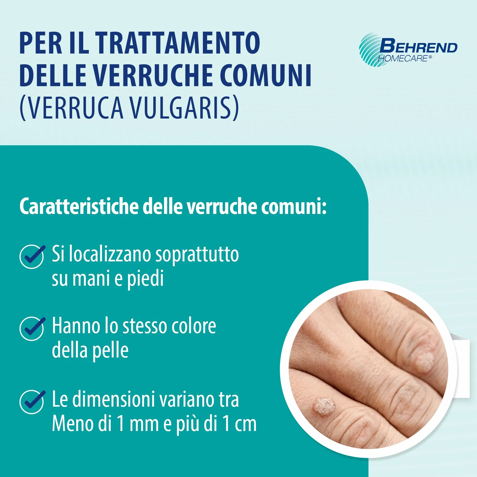 Behrend trattamenti antidolore Anti verruca comune su mani e piedi 2ml