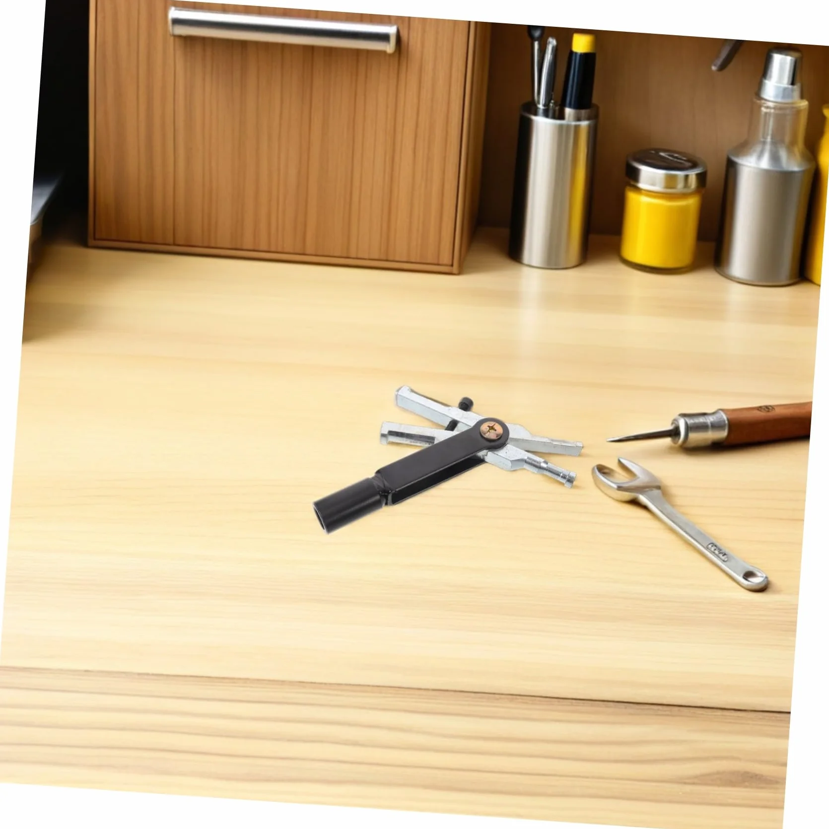 Amosfun Estrattore per Cuscinetti Interno in Acciaio con Colletti Espandibili, Massima Versatilità per Fai-da-Te e Uso Professionale su Tosaerba e Cuscinetti