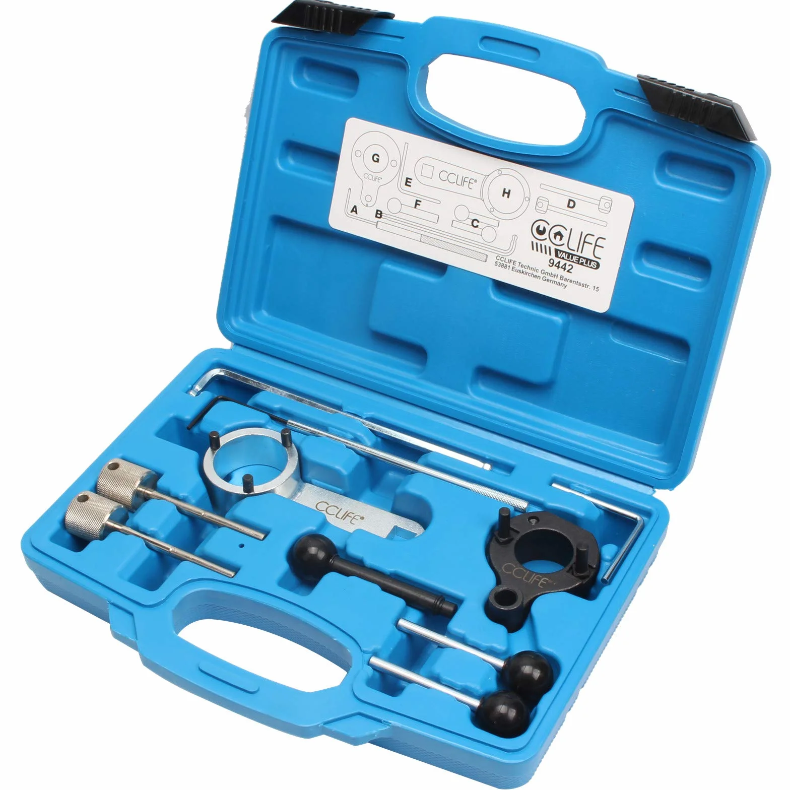 CCLIFE Kit Messa in Fase Motore compatible VW VAG Audi 1.6 2.0 TDI CR