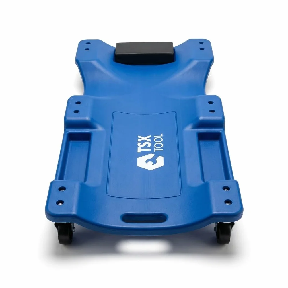 Satkit - Lettino per officina meccanica, in plastica resistente; Ottimo per la riparazione delle auto