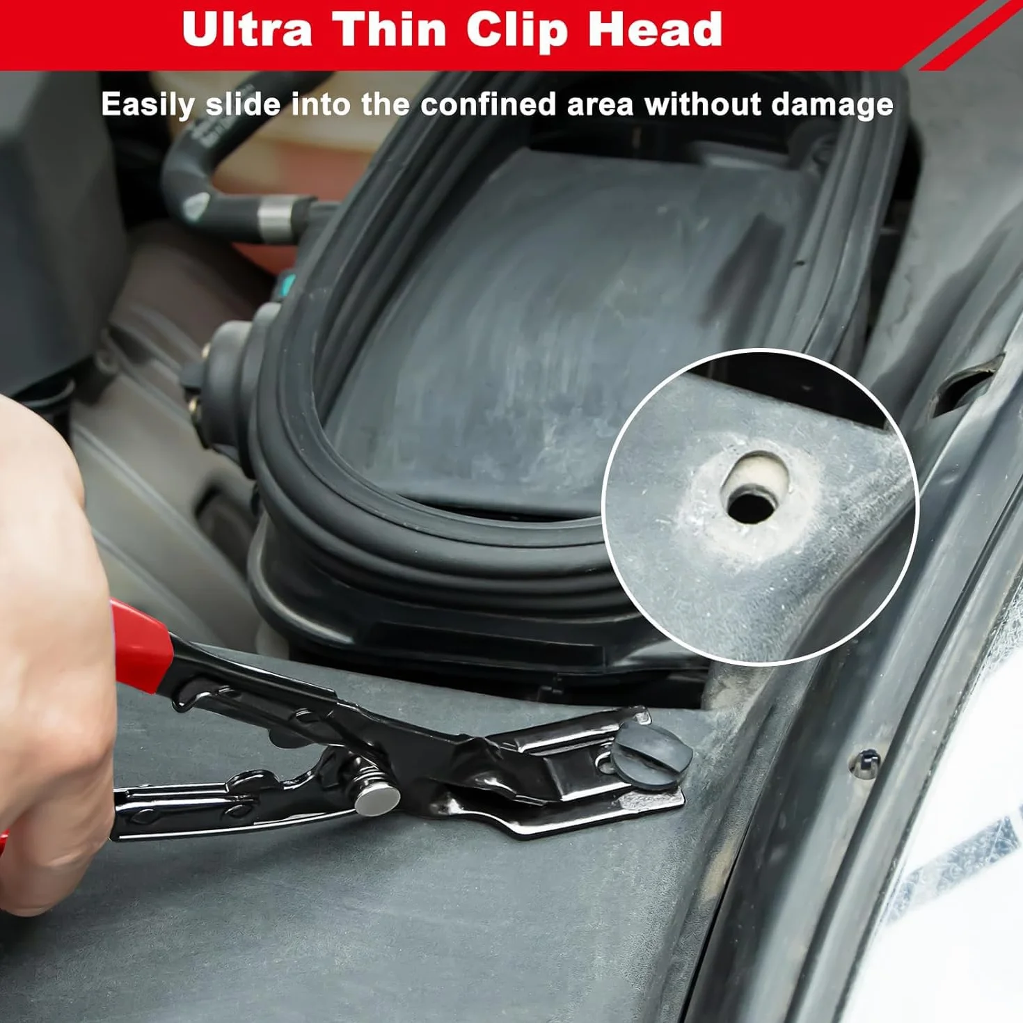 Greluma 3 Pz Set di pinze a Clip e rimozione di Elementi di Fissaggio - Kit di Riparazione Combinato per Rivestimenti Auto per Pannelli cruscotto Auto