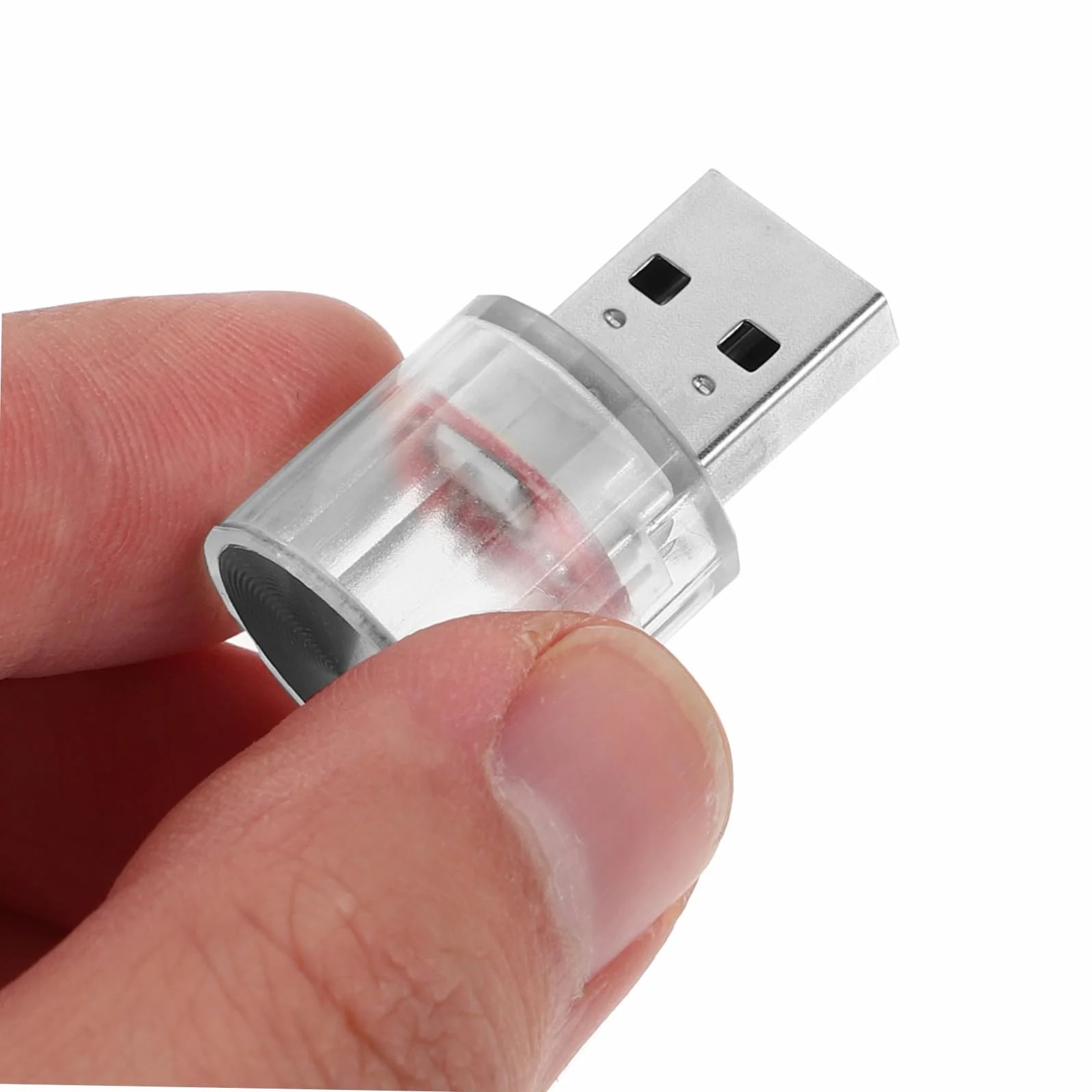 Lampada Decorativa Blu USB per Interni Auto Illuminazione a LED Atmosfera Elegante Romantica