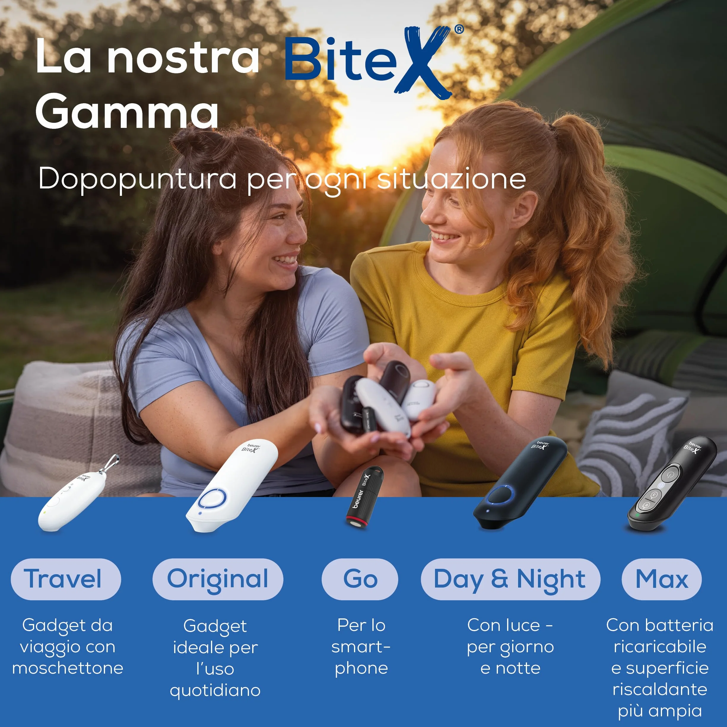 Beurer BiteX Day&Night BR 90 Penna Termica Elettronica contro Punture e Morsi di Insetti con Luce