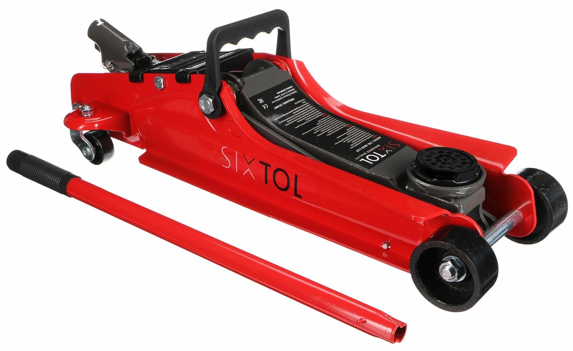 SX JACK 2,5T | Sollevatore idraulico portatile a basso profilo | Per cambiare ruote auto | Portata 2,5 tonnellate