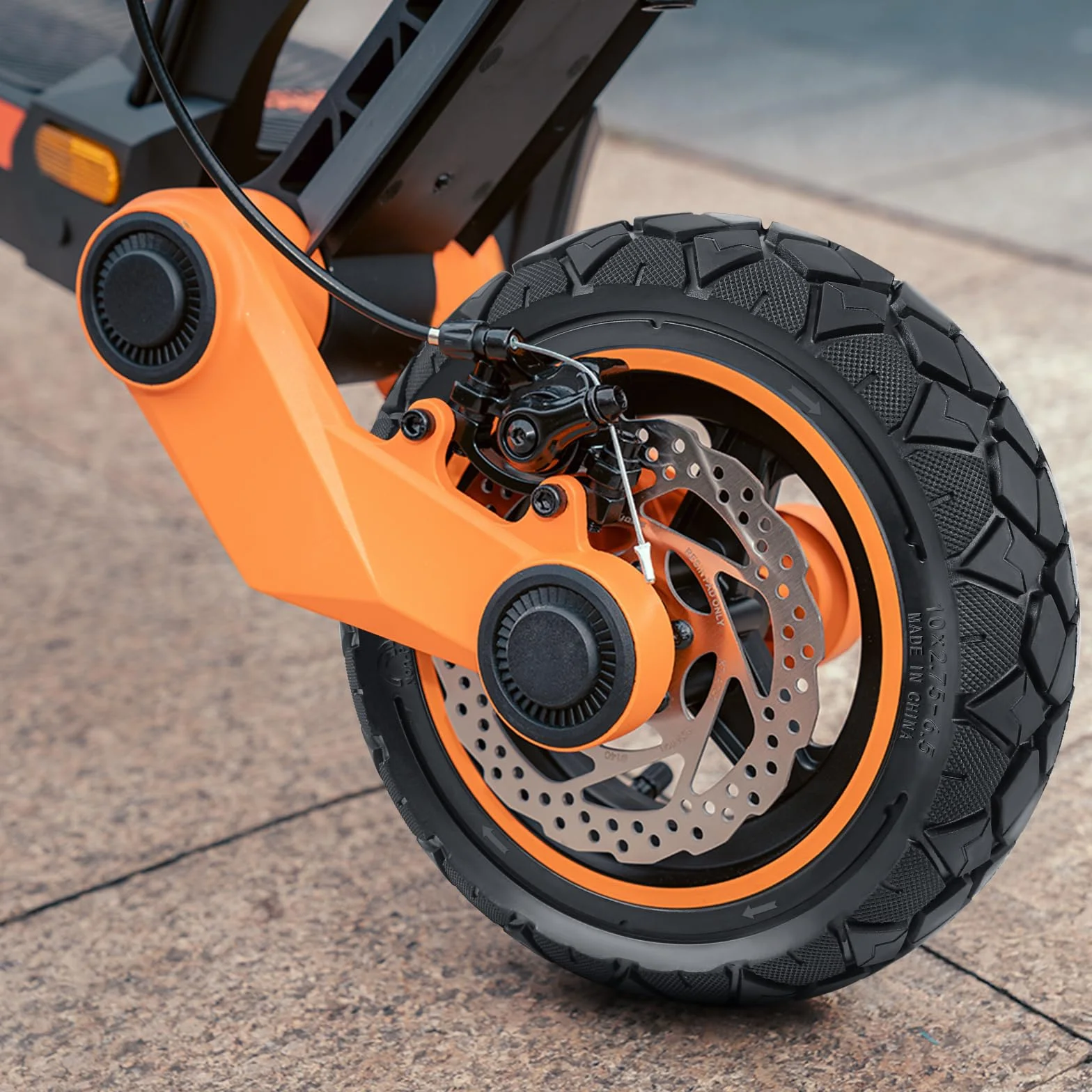 10x2,75-6,5 10x2,70-6,5 Pneumatico Pieno per Hitway H5/HB24/Hiboy Max3/Speedway 5/KuKirin G3/G2 Master Monopattino Elettrico, 10 Pollici Pneumatico di Ricambio ad Alta Elasticità (1 Pezzo)