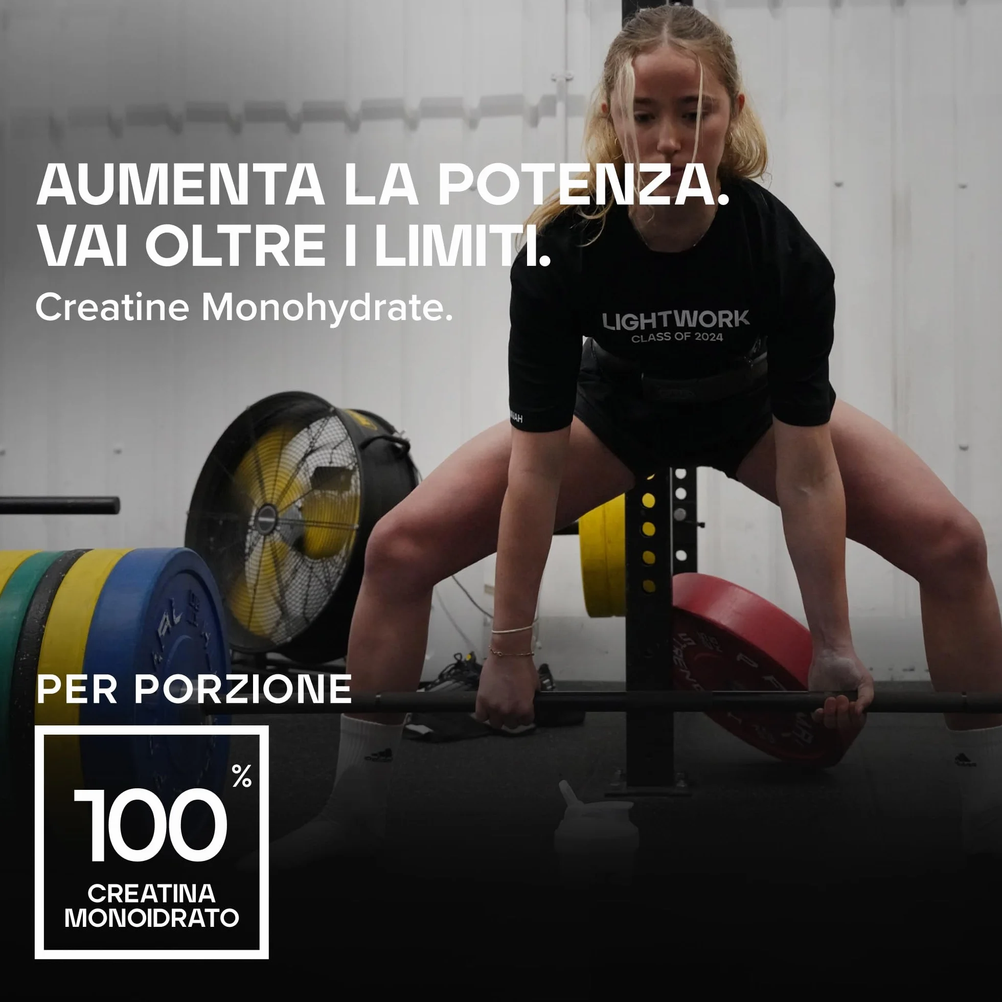 Creatina Monoidrato Polvere 500 g 147 porzioni Pura Senza Aroma Vegano Halal