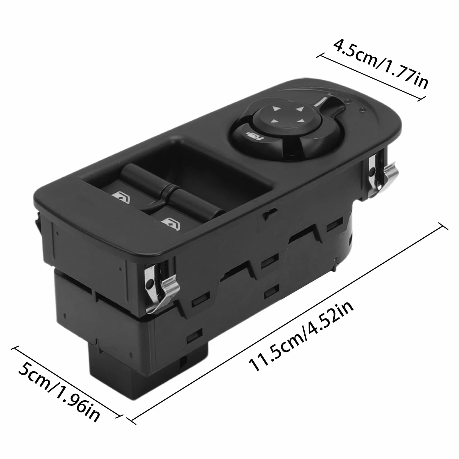 Interruttore Alzacristalli Sinistro per Alfa romeo MiTo 955 2008-2018 Pulsantiera Alzacristalli Lato conducente Pulsante Interruttore Controllo Finestrino interruttore Alzacristallo156085170