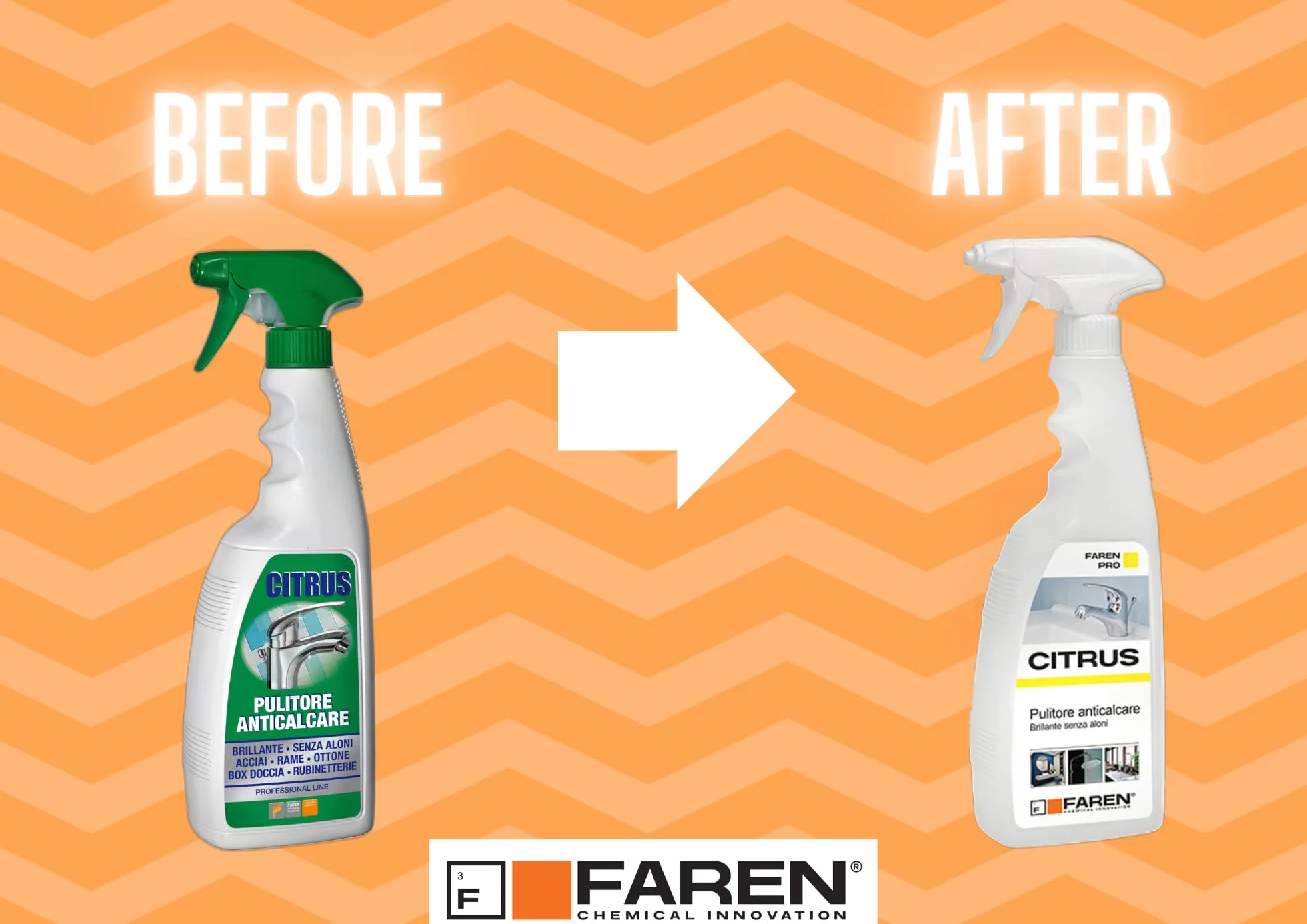 Faren CITRUS Pulitore Anticalcare Acido Citrico 750ml