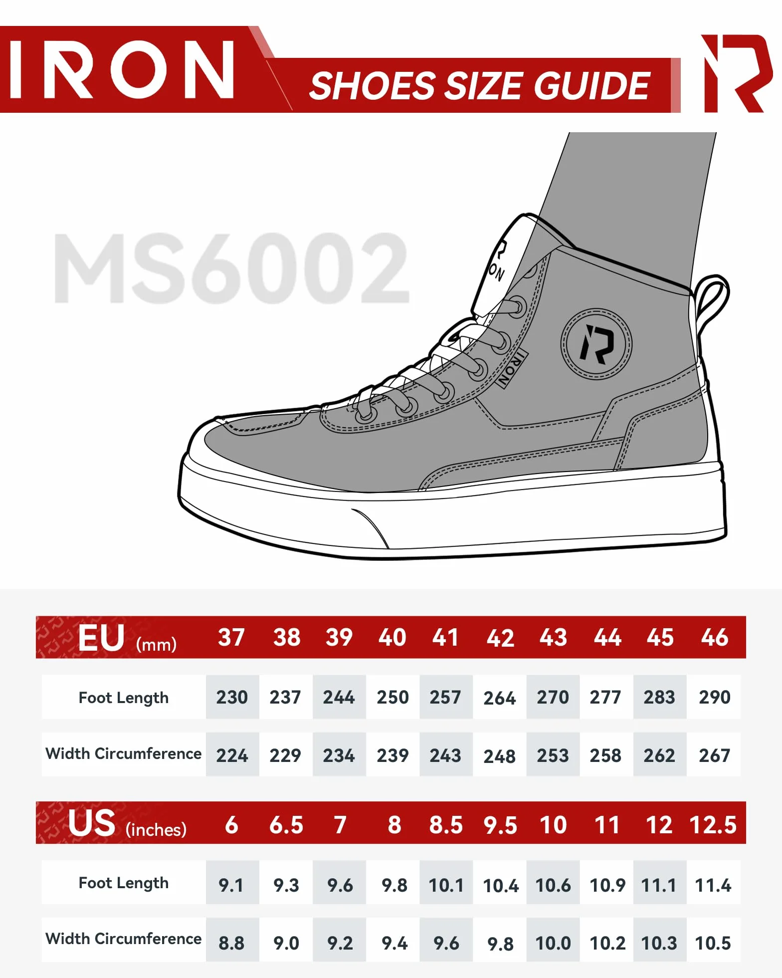 RIDEIRON Scarpe Moto Uomo Donna Conforme CE Stivali Moto,Antiscivolo Rinforzato Suola Ispessita Impermeabili Traspiranti alla Moda con Zip Laterale,Supporto alla Caviglia e Shift Pad Nero 42