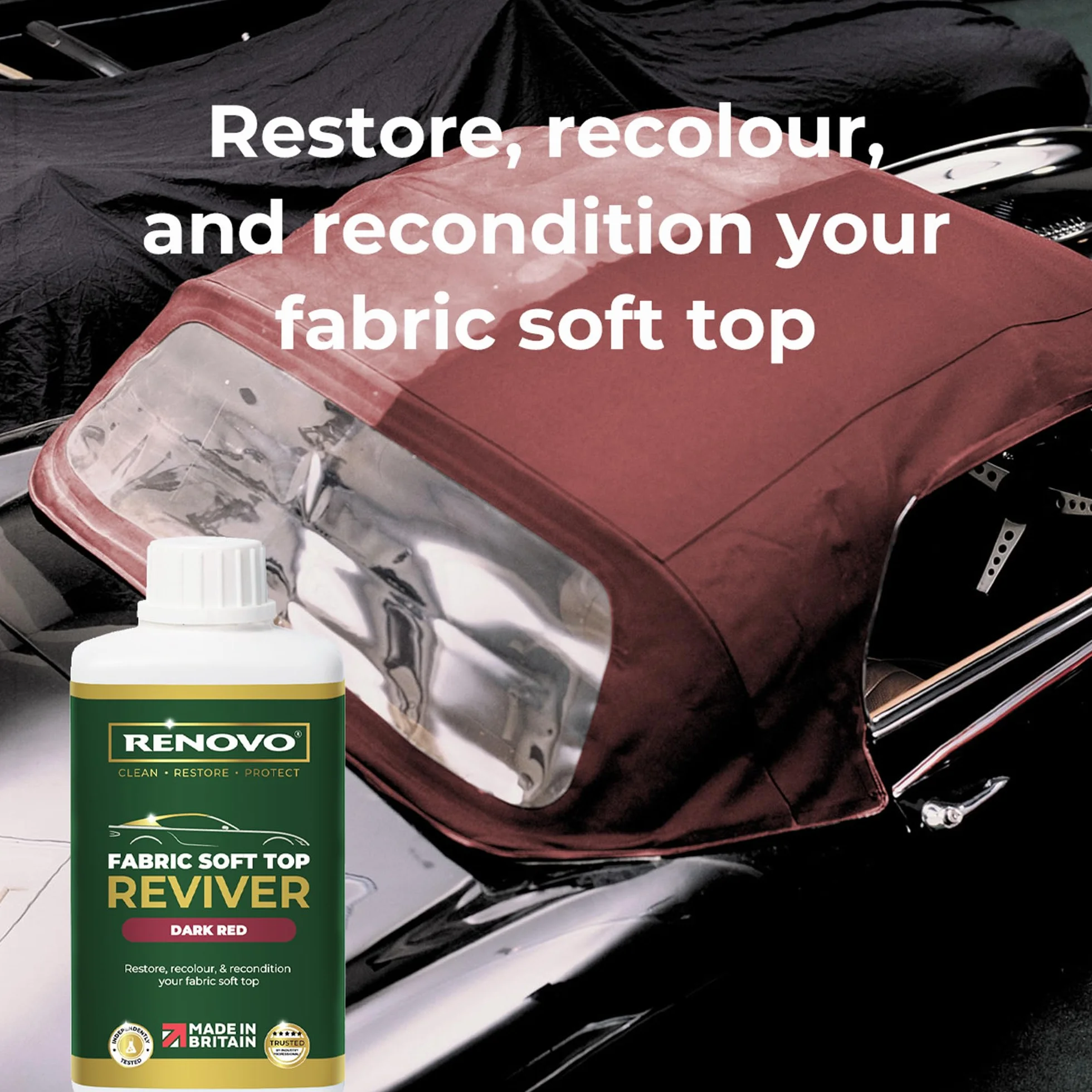 Renovo International 1 LTR Soft Top Revivier Dark Red/Burgundy