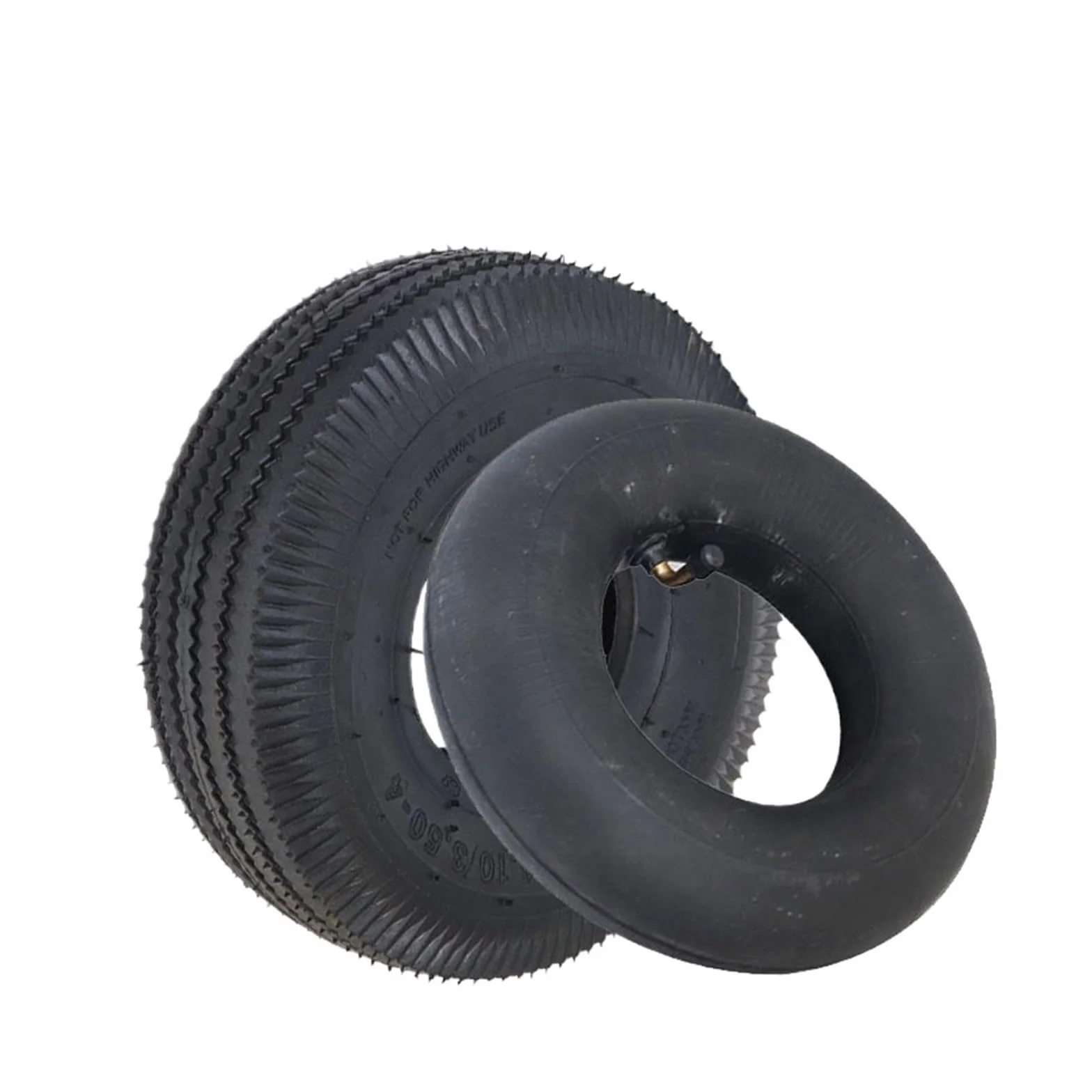 Pneumatici 4.10/3.50-4 410/350-4 Kart 47cc 49cc Chunky 4.10-4 Pneumatico Camera d'Aria for Tutti i Modelli 3.50-4(Inner Tube Outer tir)
