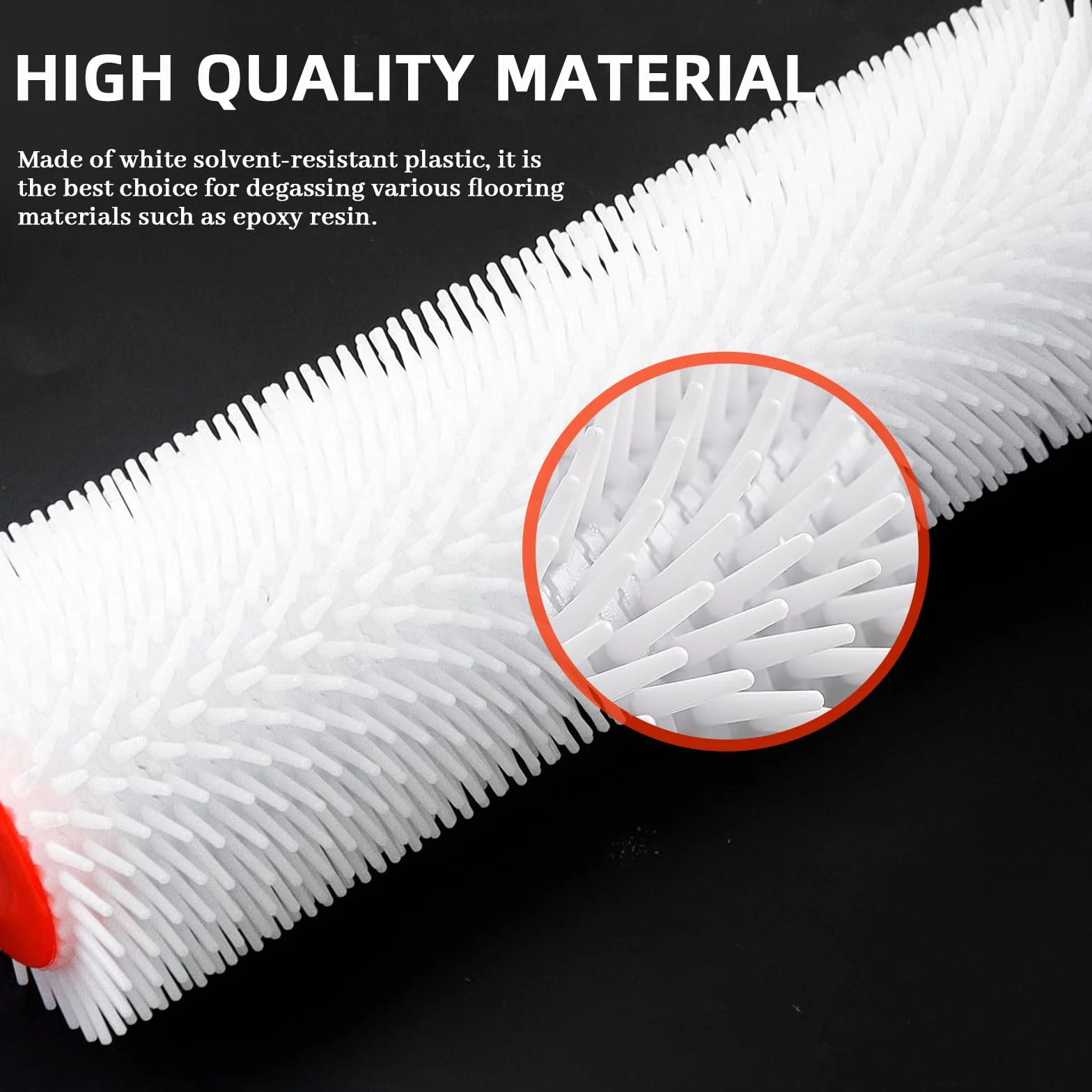 Rullo di sfiato da 23 cm, rullo frangibolle, rullo pavimento per lo sfiato dei rivestimenti del pavimento