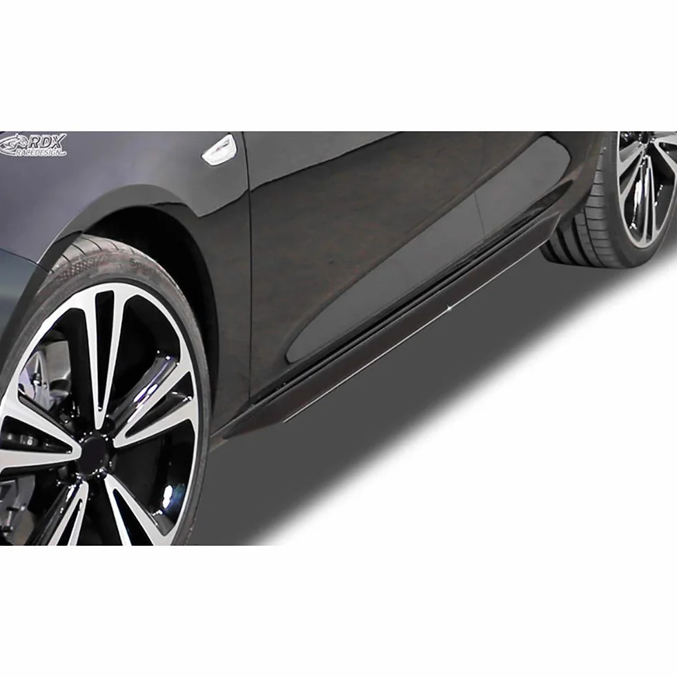 RDX Minigonne Laterali Polo 6R & Polo 6C "Slim", RDSL597, nero lucido, lato gonne, Quantitativo 1 (set: sinistra & destra)